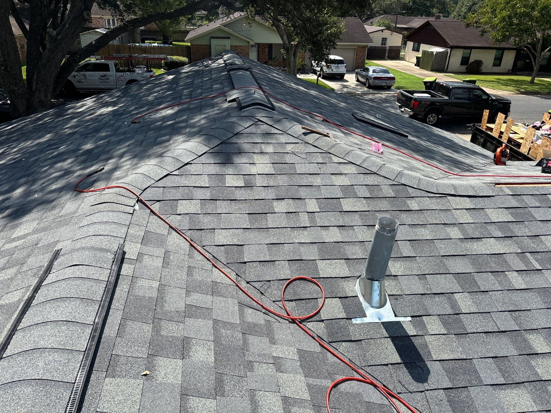 Residential Roofing Installation using Owen's Corning Duration (Lifetime) Shingles by Roof Repair Company