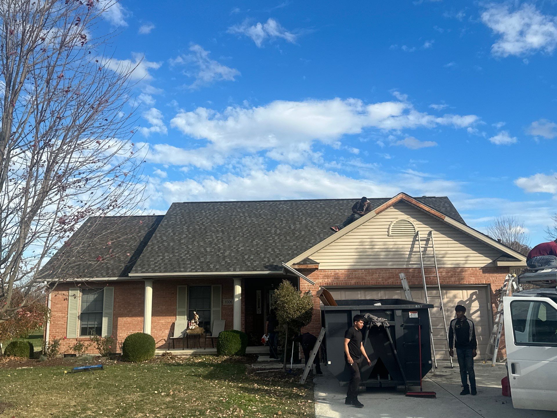 Residential Roofing Installation using GAF Timberline HDZ Appalachian Sky by Nitro Roofing and Construction