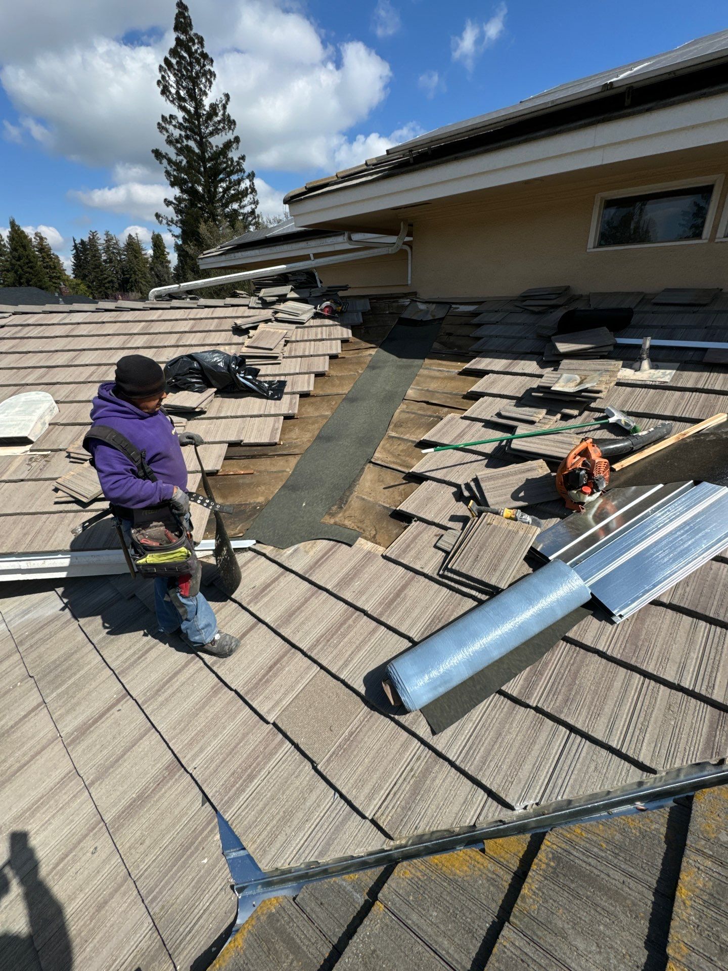 Solar Roof Leak Repair  by Grandmark Service Company