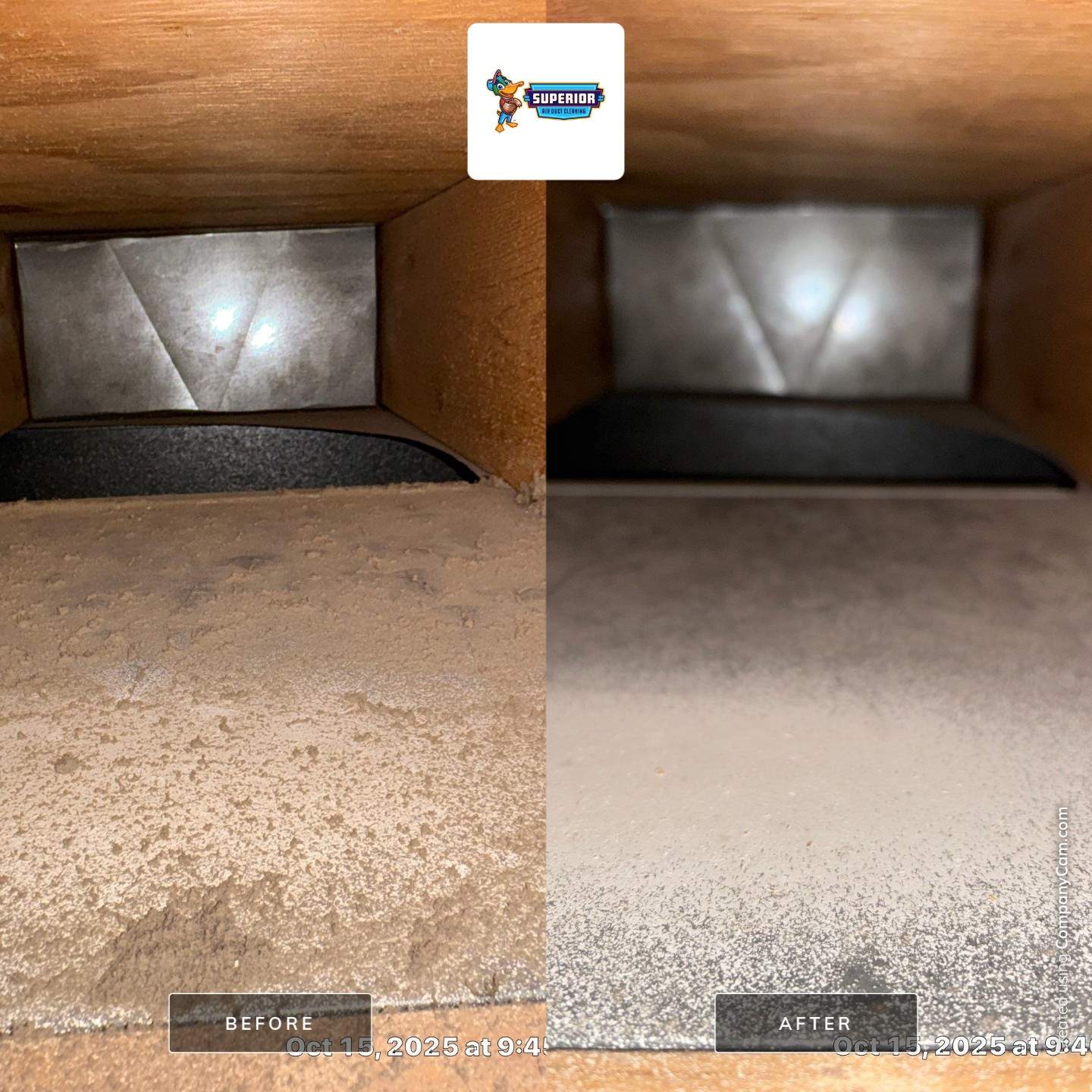 Air Duct Cleaning With a Vacuum Truck in Austintown, OH by Superior Air Duct Cleaning