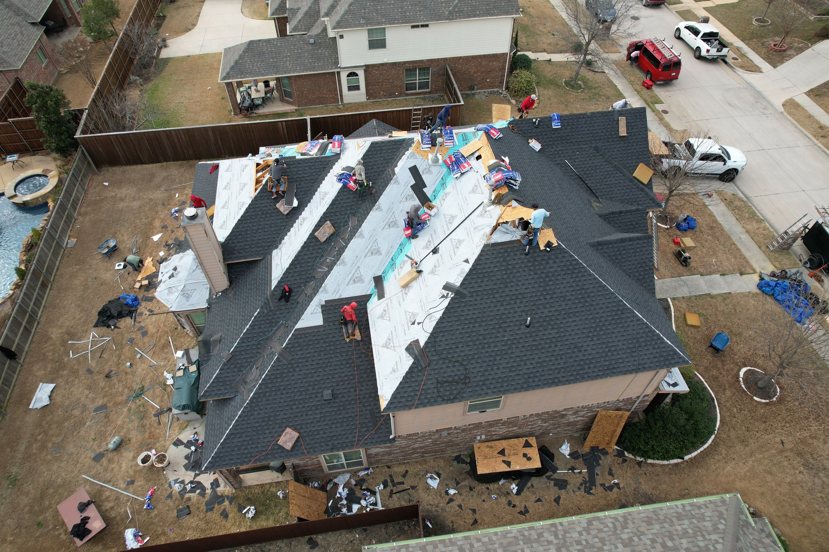 Project in Murphy by Zeus Exteriors