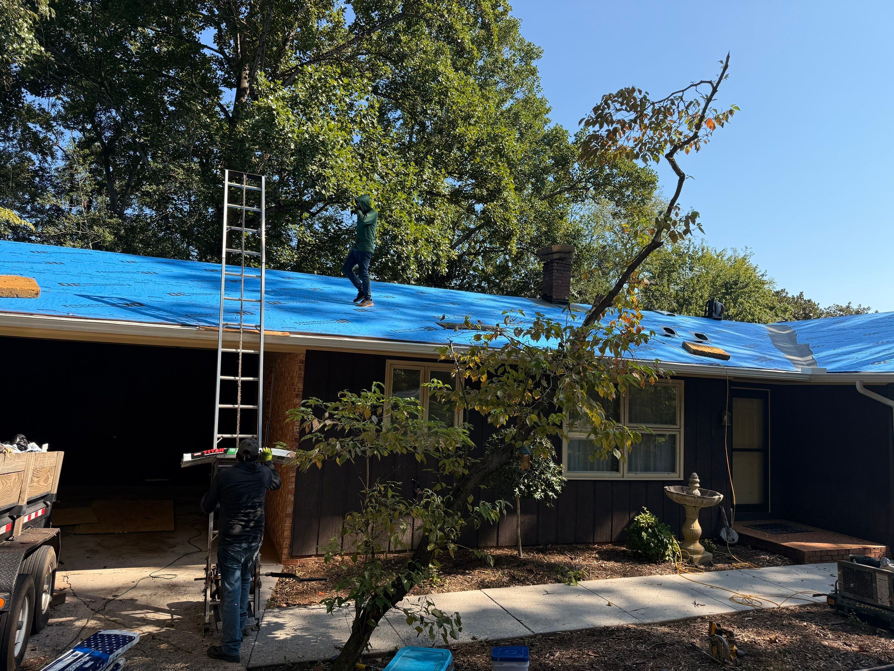 Residential Roof Replacement using TAMKO Titan XT Rustic Black by RISE Roofing & Restoration, LLC