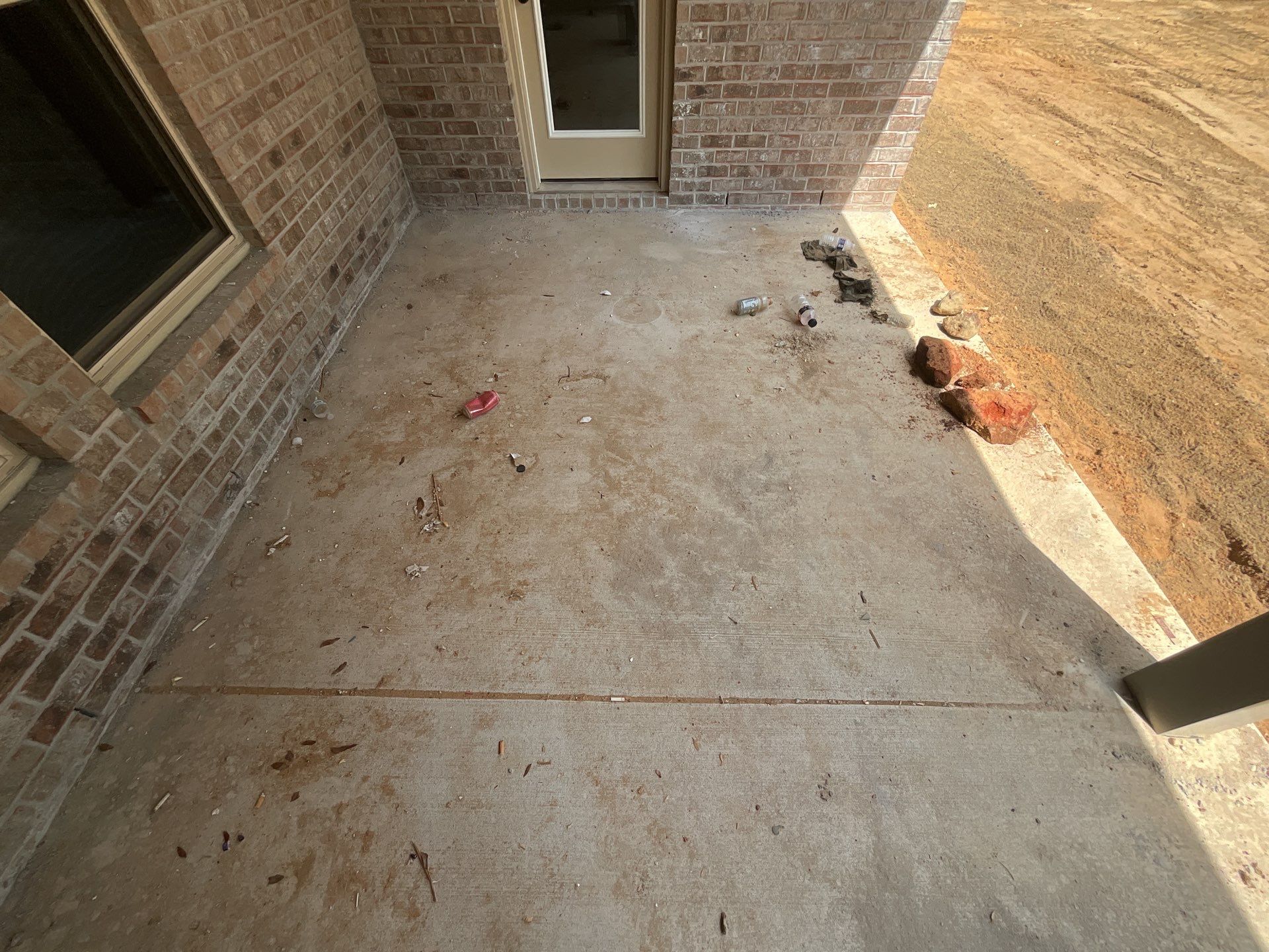 Epoxy Flake Garage and Patio Floor Coating in Cantonment, FL by Cornerstone Hard Surface Restoration 