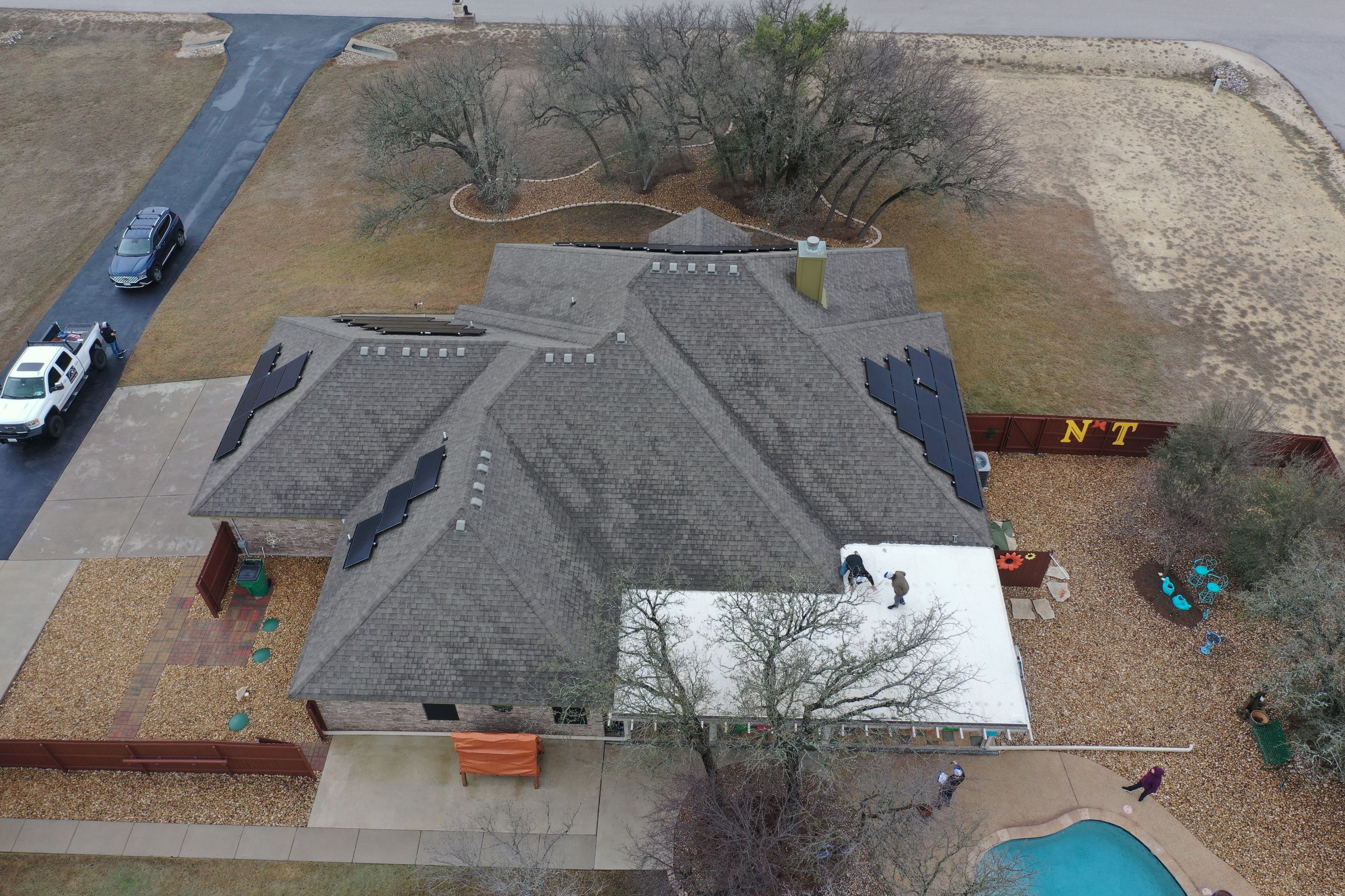 Residential Roof Replacement with Owens Corning - Duration - Sedona Canyon by Action Exteriors Austin
