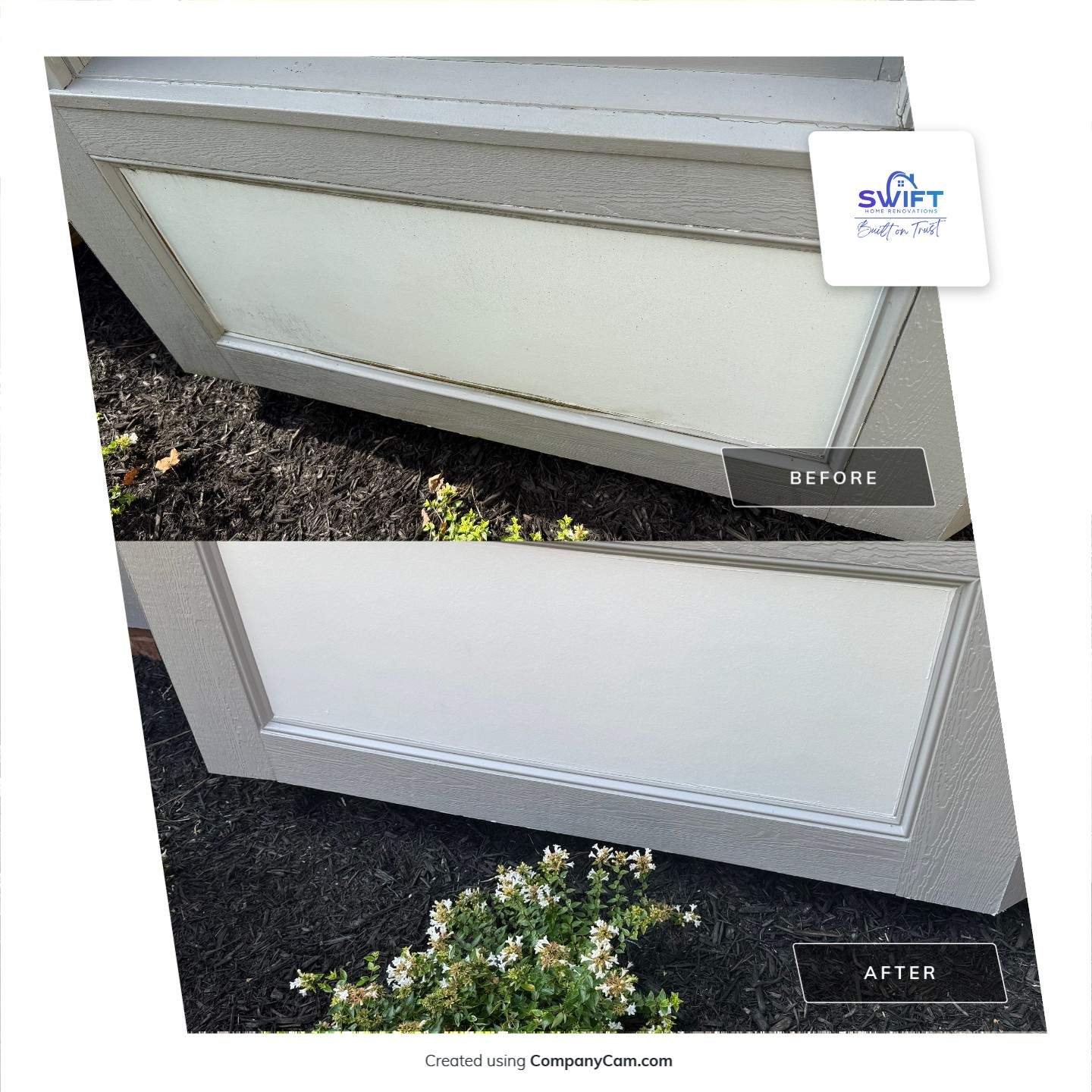 Exterior Trim Painting and Deck Board Replacement in Smyrna by Swift Home Renovations