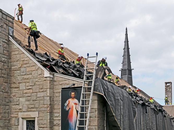 St. Pius Church - Commercial Roof Restoration by Rinaldi Roofing