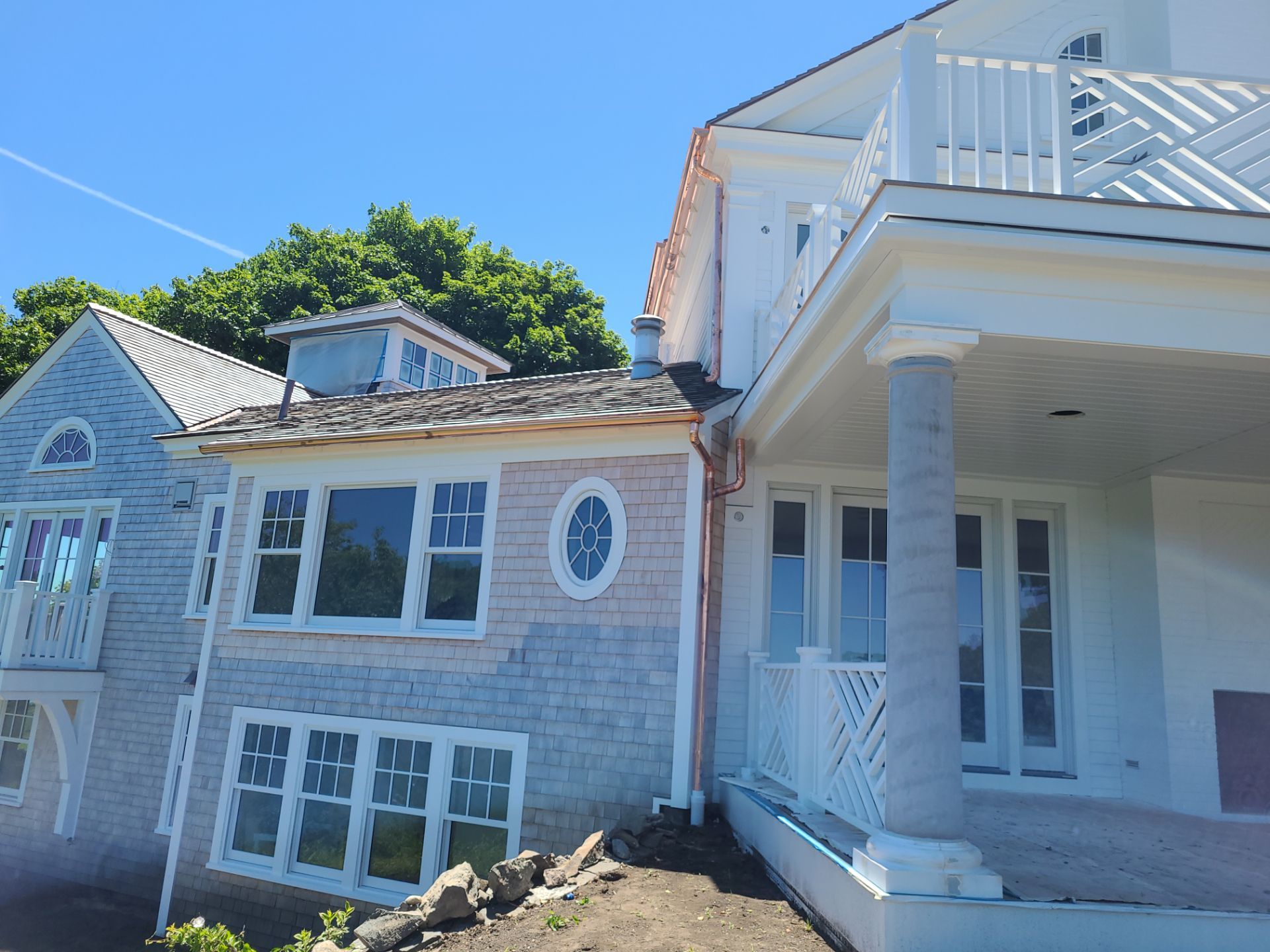 Gutter Installation using 4x5 FiberGlass Gutter by Gutter Pro Enterprises