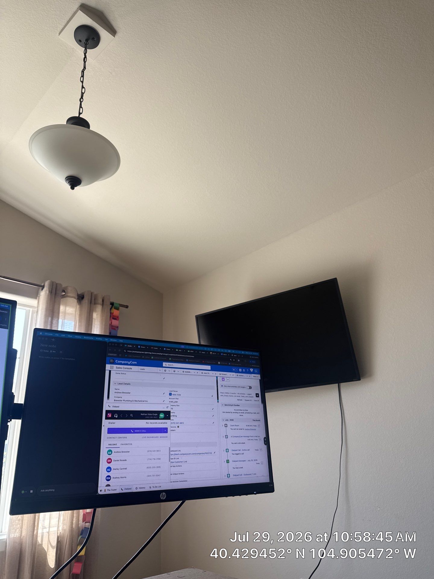 Residential AV Update and Vaulted Ceiling Lighting in Windsor by CompanyCam Sales Demo
