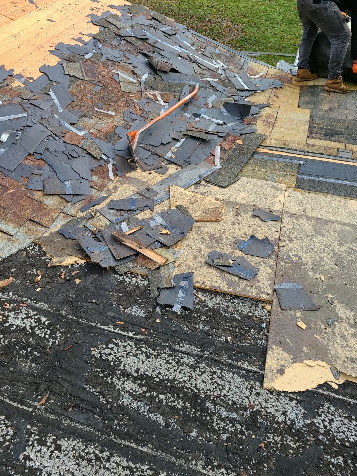 Residential Roofing Installation using Owens Corning TruDefinition Quarry Gray by A Plus Exterior