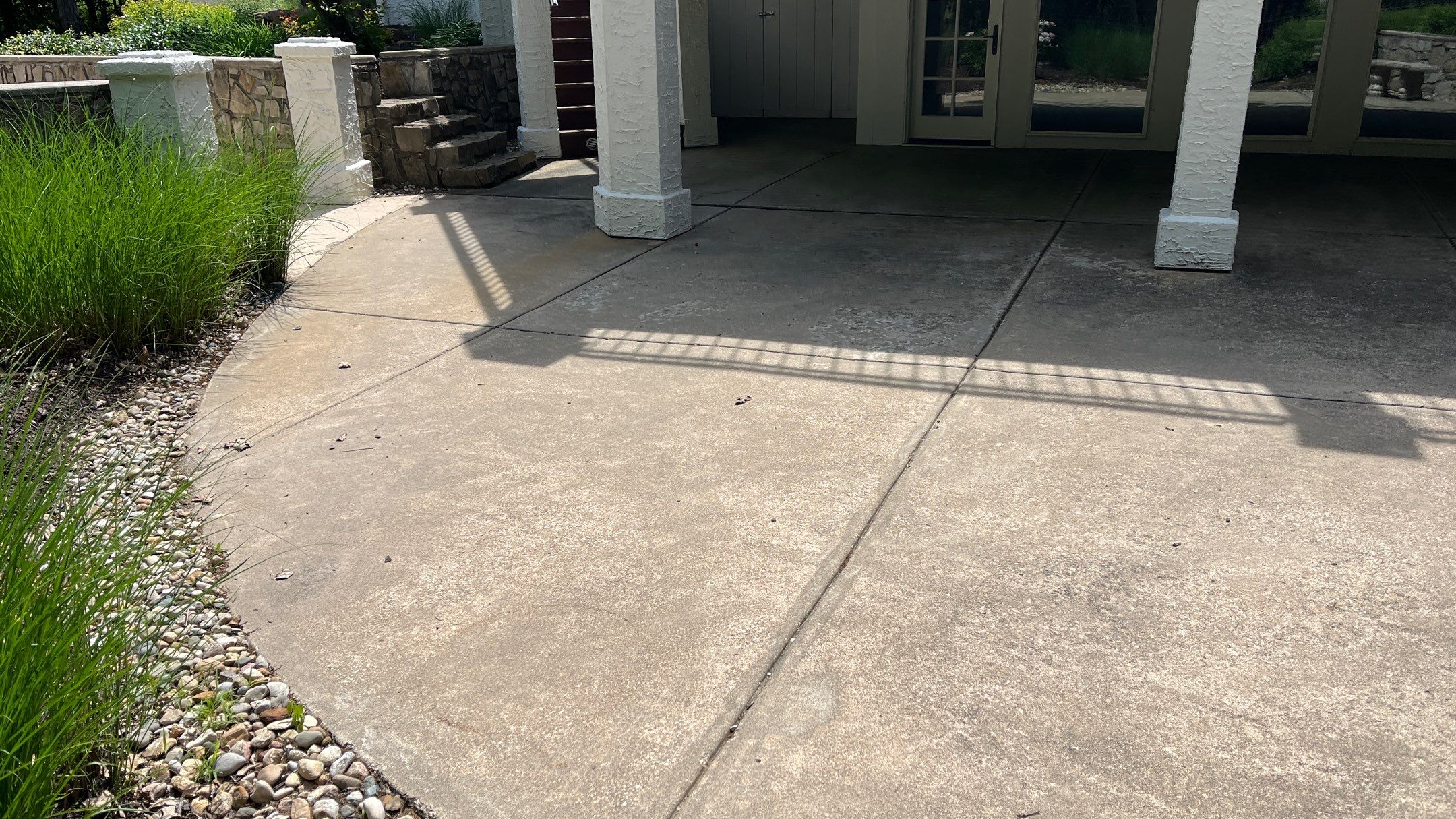 Pool Deck Resurface W/ Custom Scoreline - Olathe, KS by Big Red Decorative Concrete, LLC