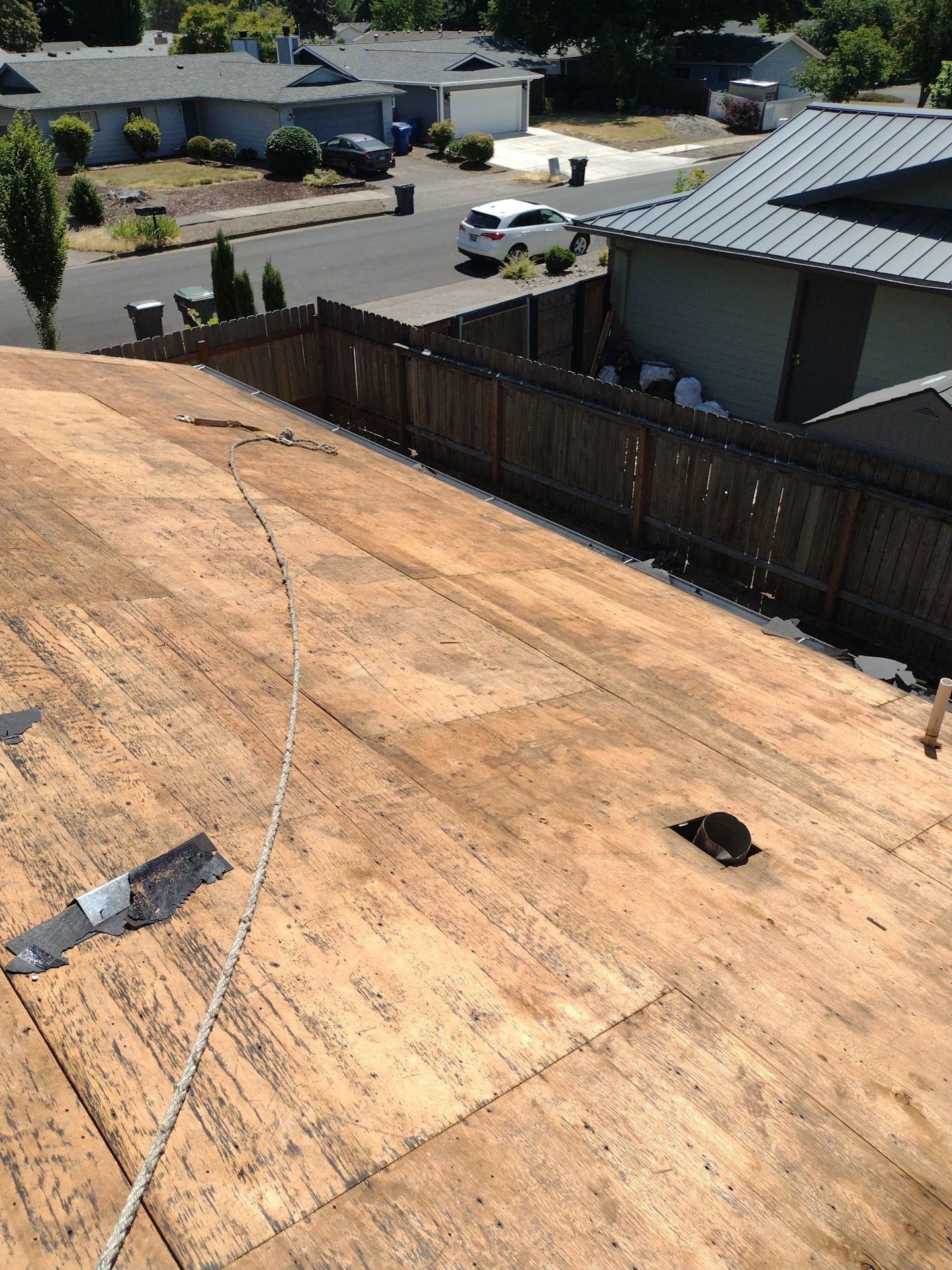 Residential Roofing Installation using IKO Dynasty (Color: Granite Black) by Orezona Building & Roofing Company, Inc.