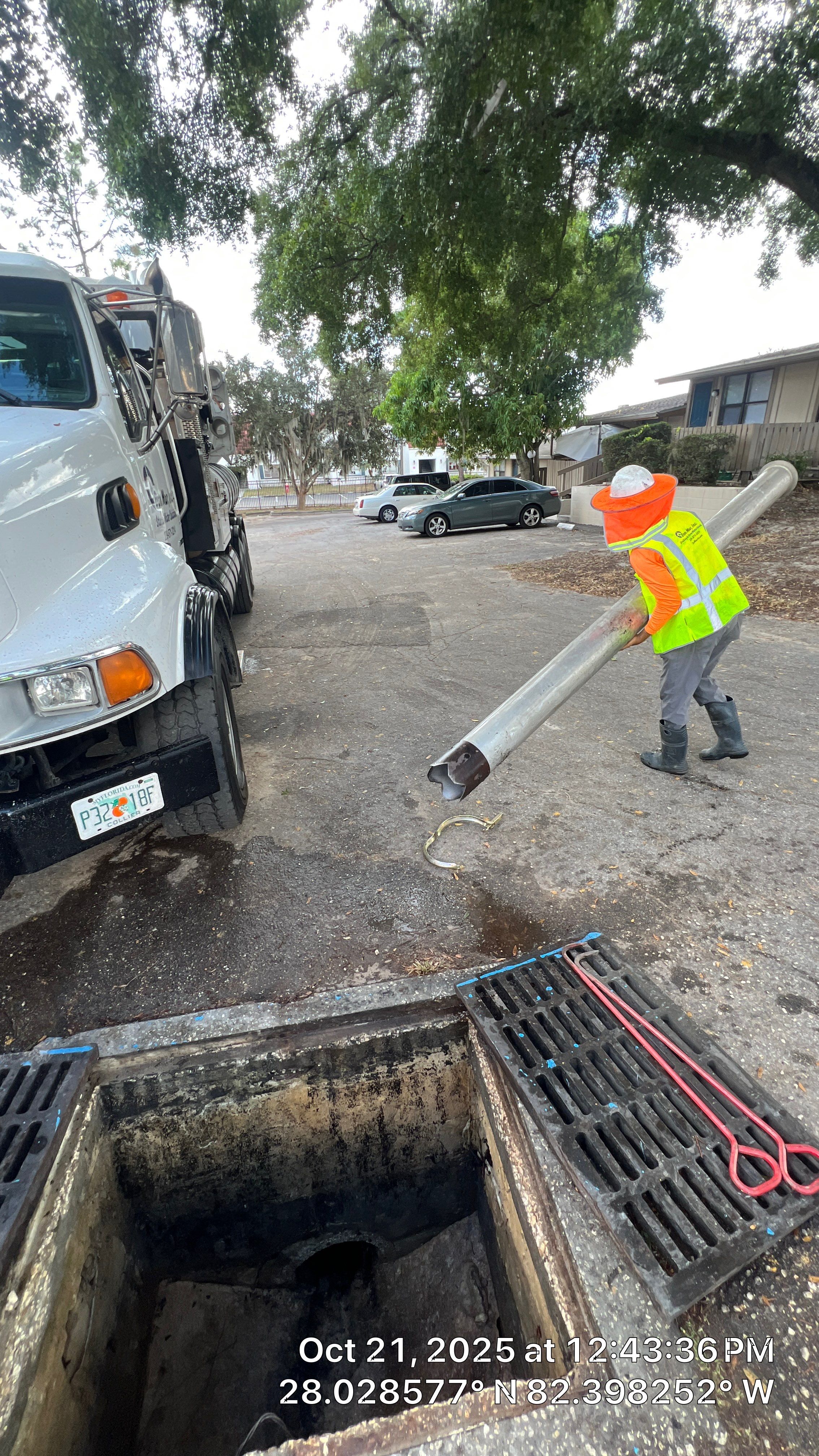 Apartment Complex Storm Water System Cleaning and Maintenance by APS Power & Water