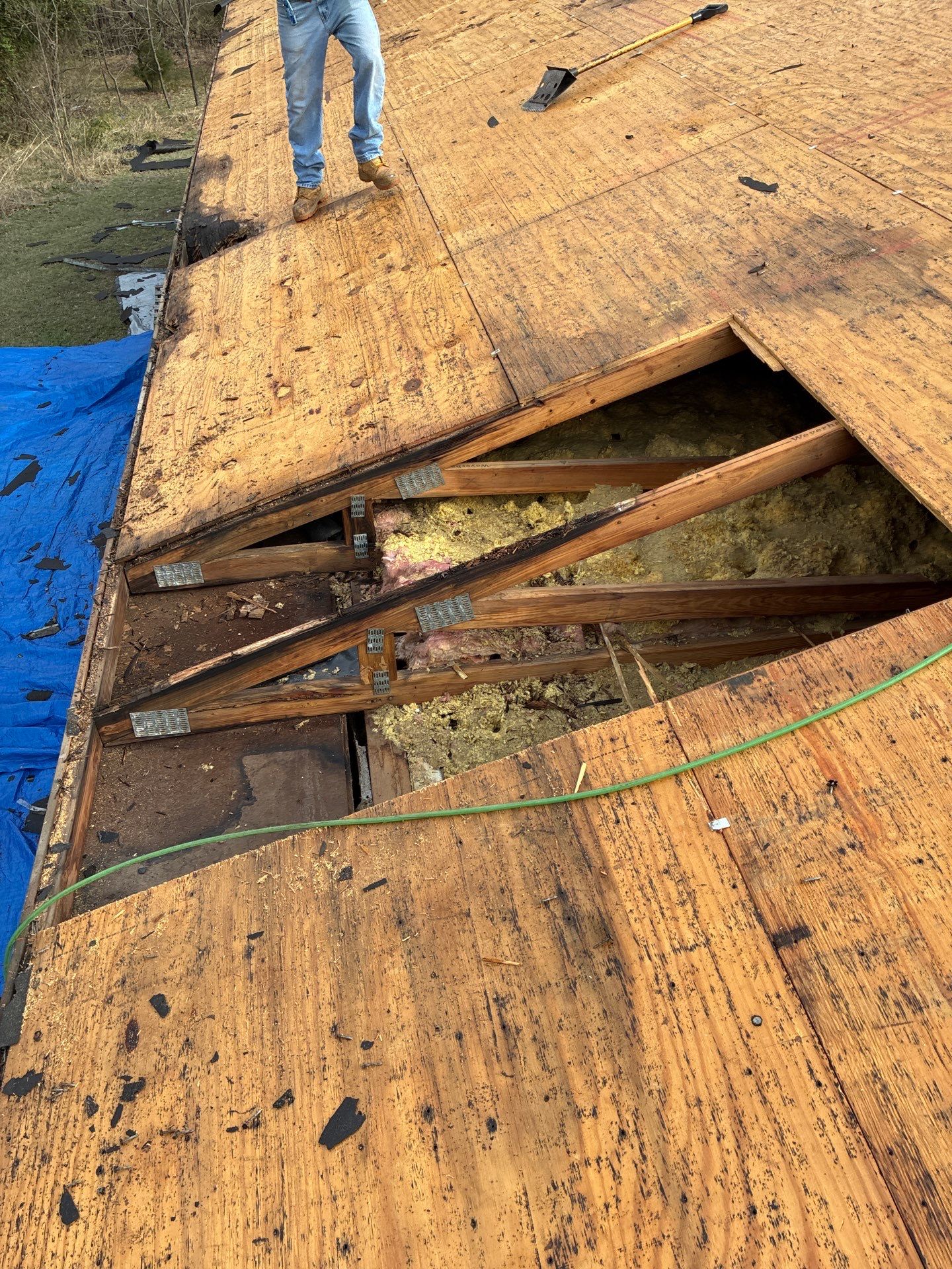 Roof replacement by In & Out Construction & Remodeling, LLC
