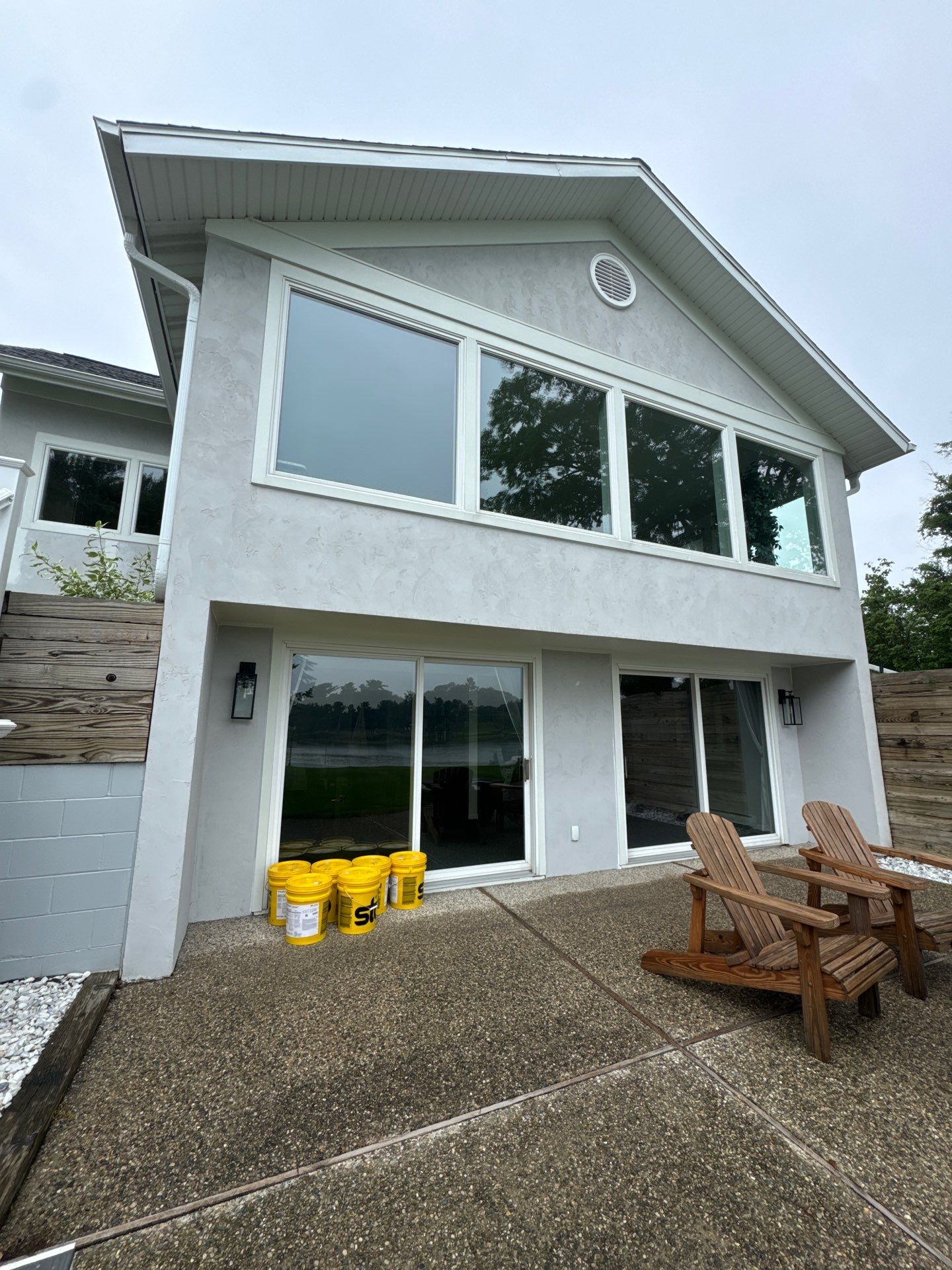 Norton Shores Residential Stucco Repair and Exterior Painting Refresh by Gordon Painting