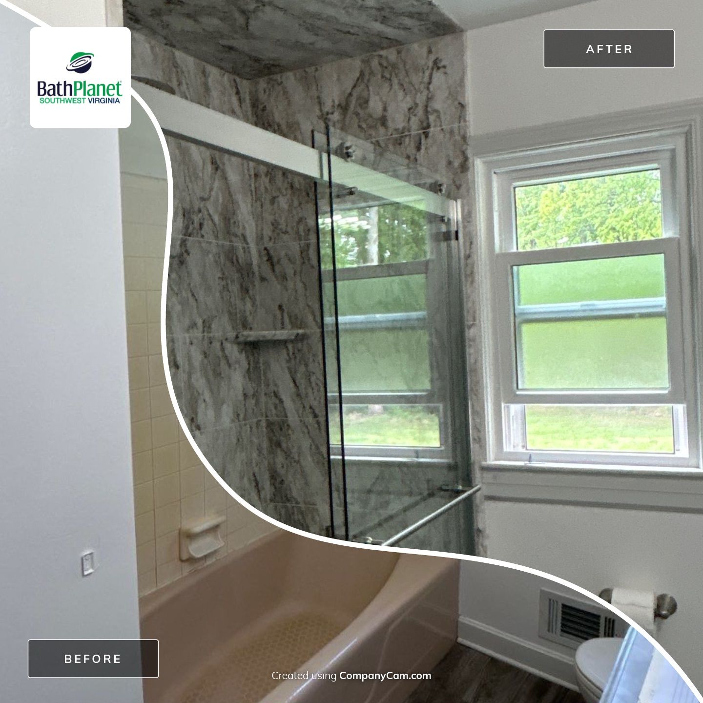 Tub to Shower by BathPlanet SW Virginia