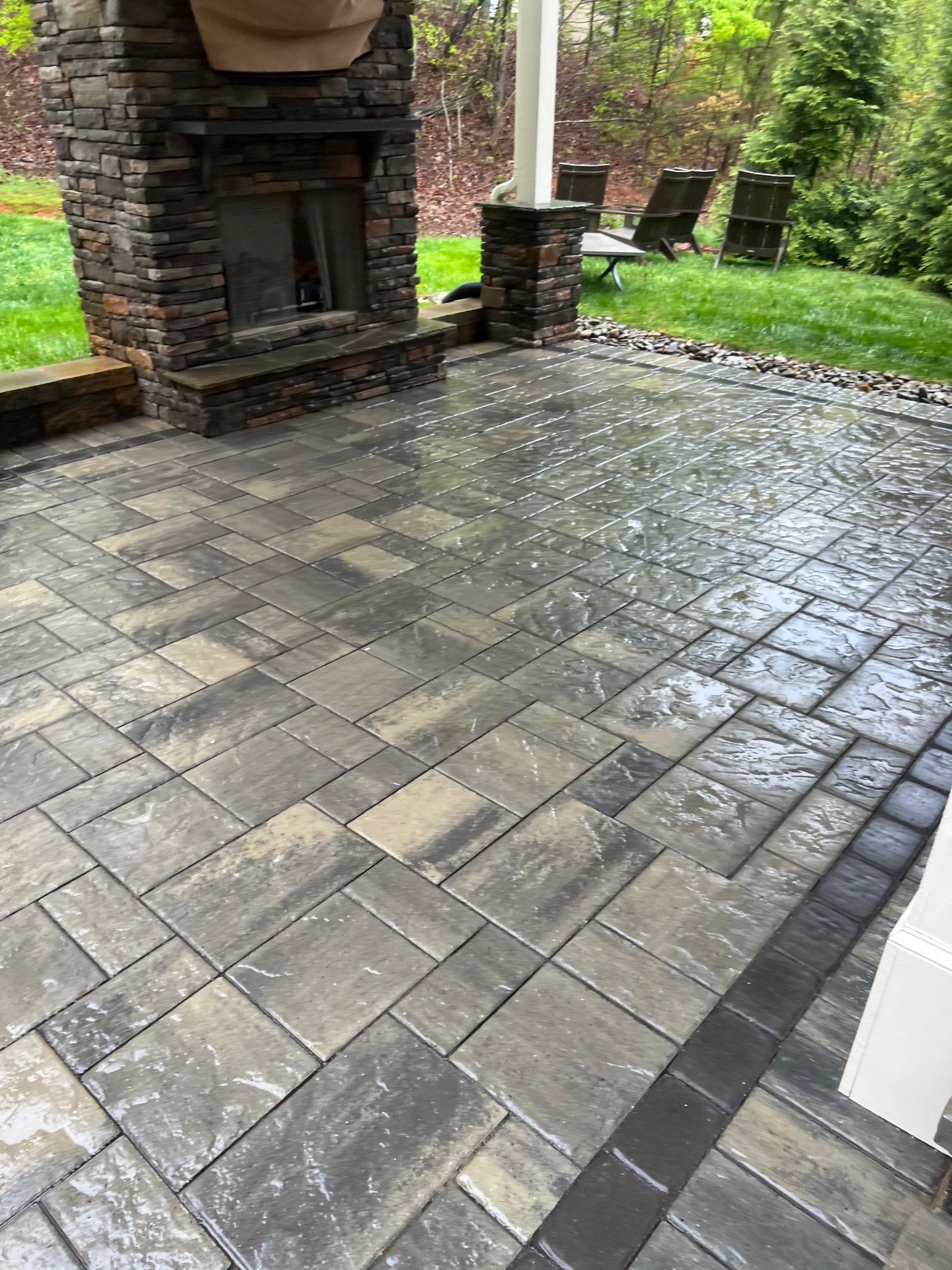 Pavers using Concrete Sealant by DuraSeal