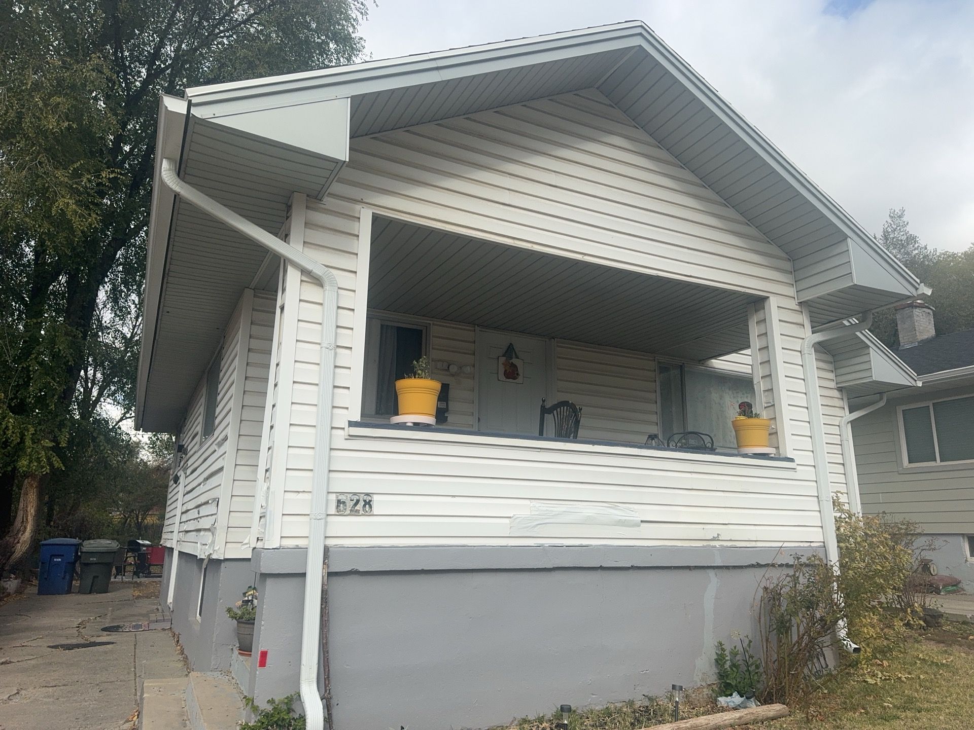 Ogden | Custom Hardie Transformation | Boothbay Blue & Summer Wheat Shakes by Ideal Siding Utah