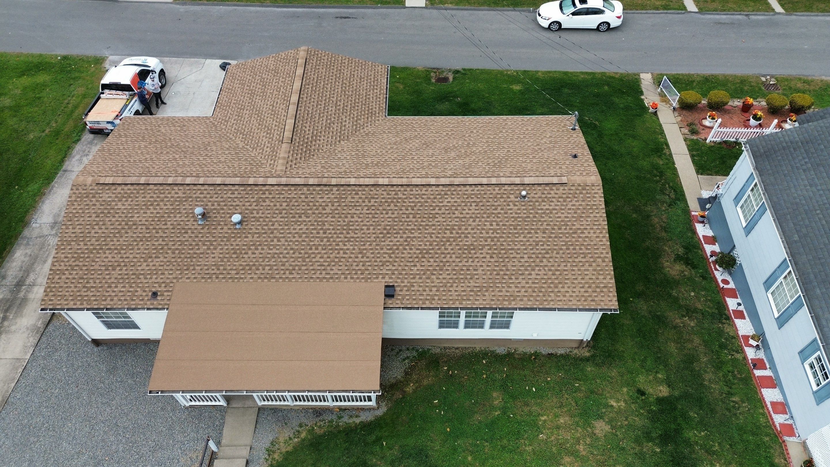 Residential Roofing Installation using GAF Timberline HDZ Shakewood by Rainstoppers Roofing