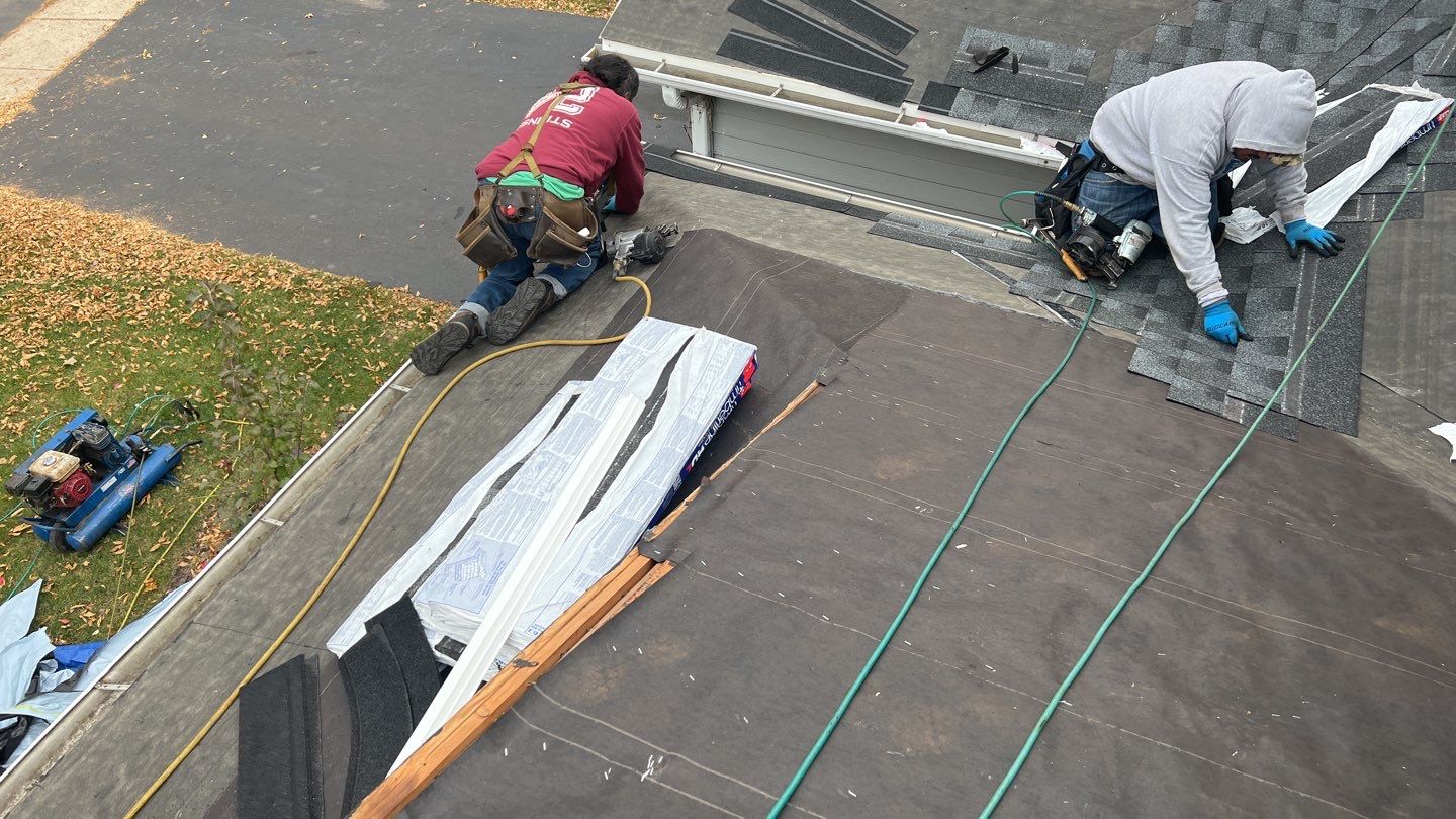 Multi-family unit roof replacement. using GAF Timberline HDZ by Pro Home Services Inc