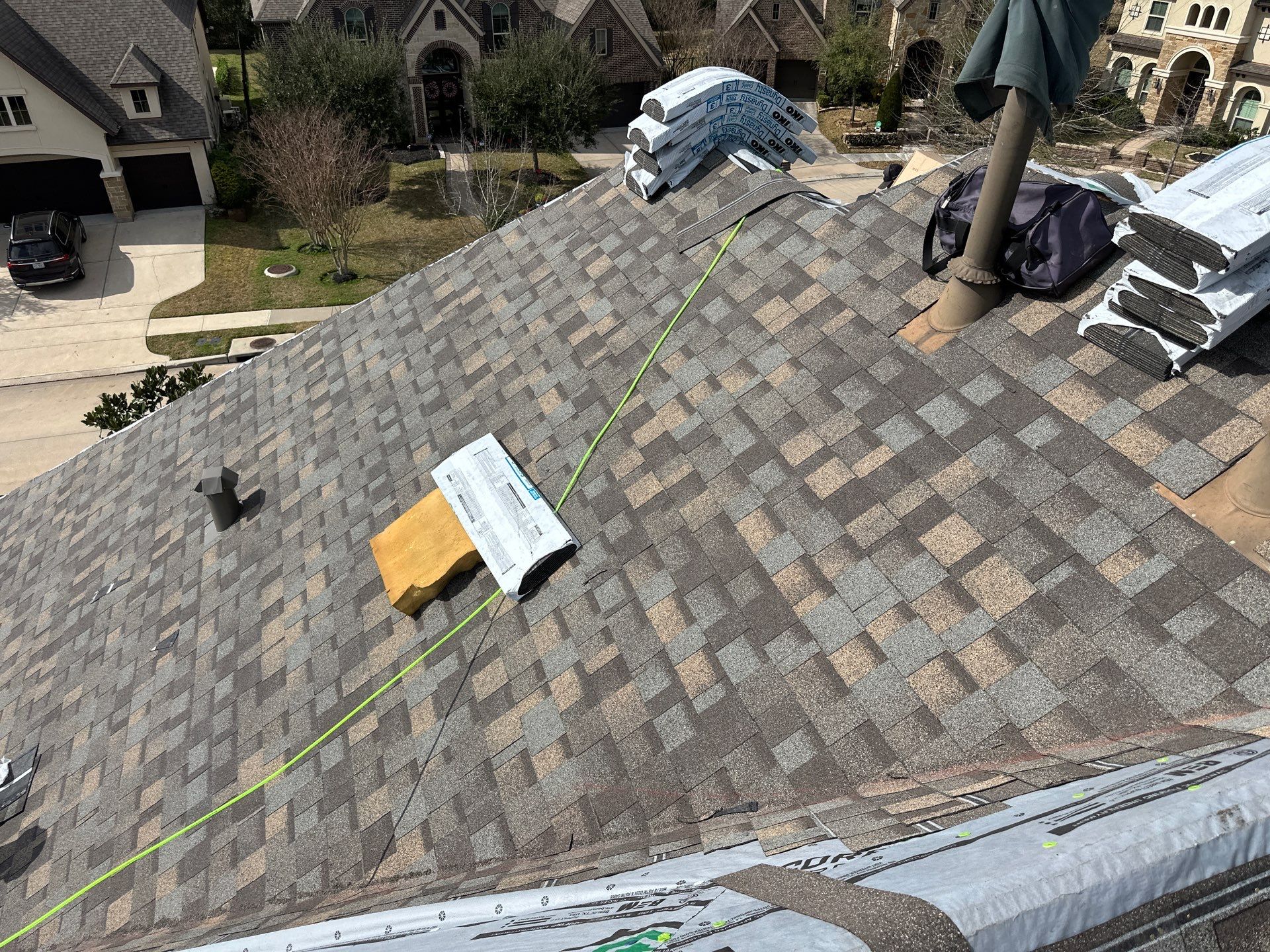 Roof Replacement in Cypress after Customer sustained Hail Damage! by Core Four Roofing