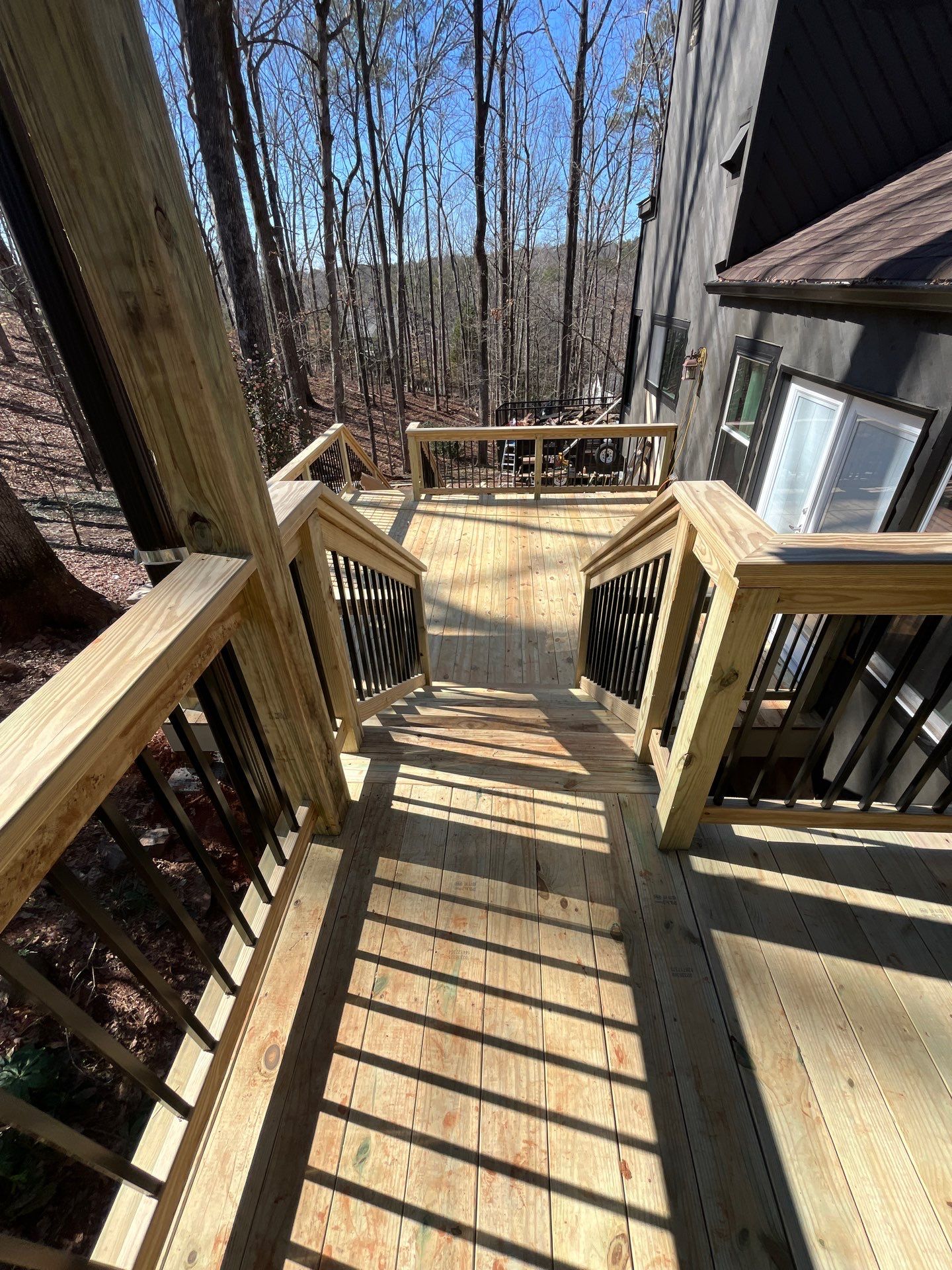 Wood Deck Rebuild in Roswell, GA by Nelson Exteriors 
