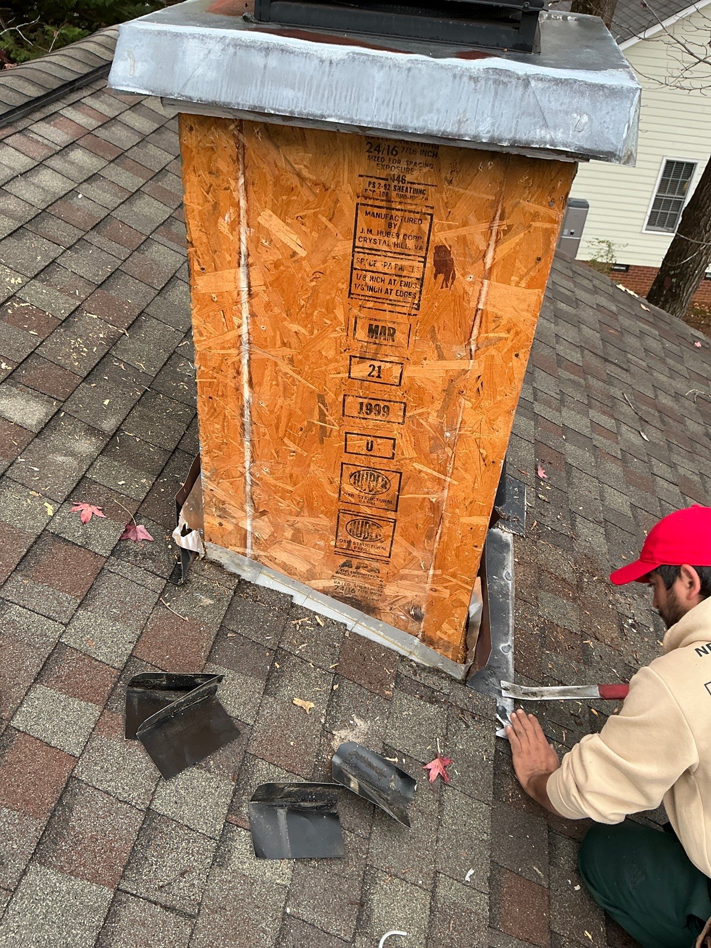 Full Chimney makeover by GonzalezPainters & Contractors Inc 