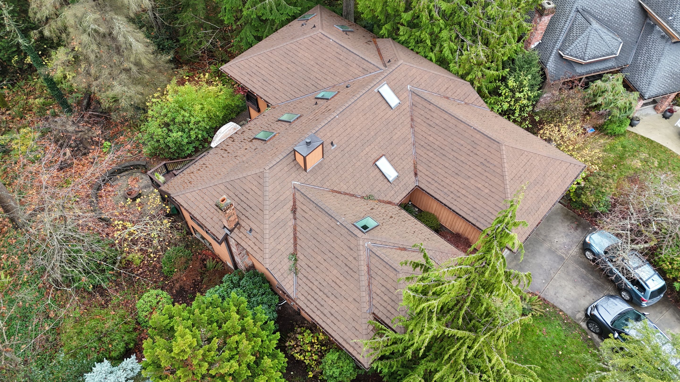 Stamped Metal Roof to EuroShield Vermont Slate by RoofSmart
