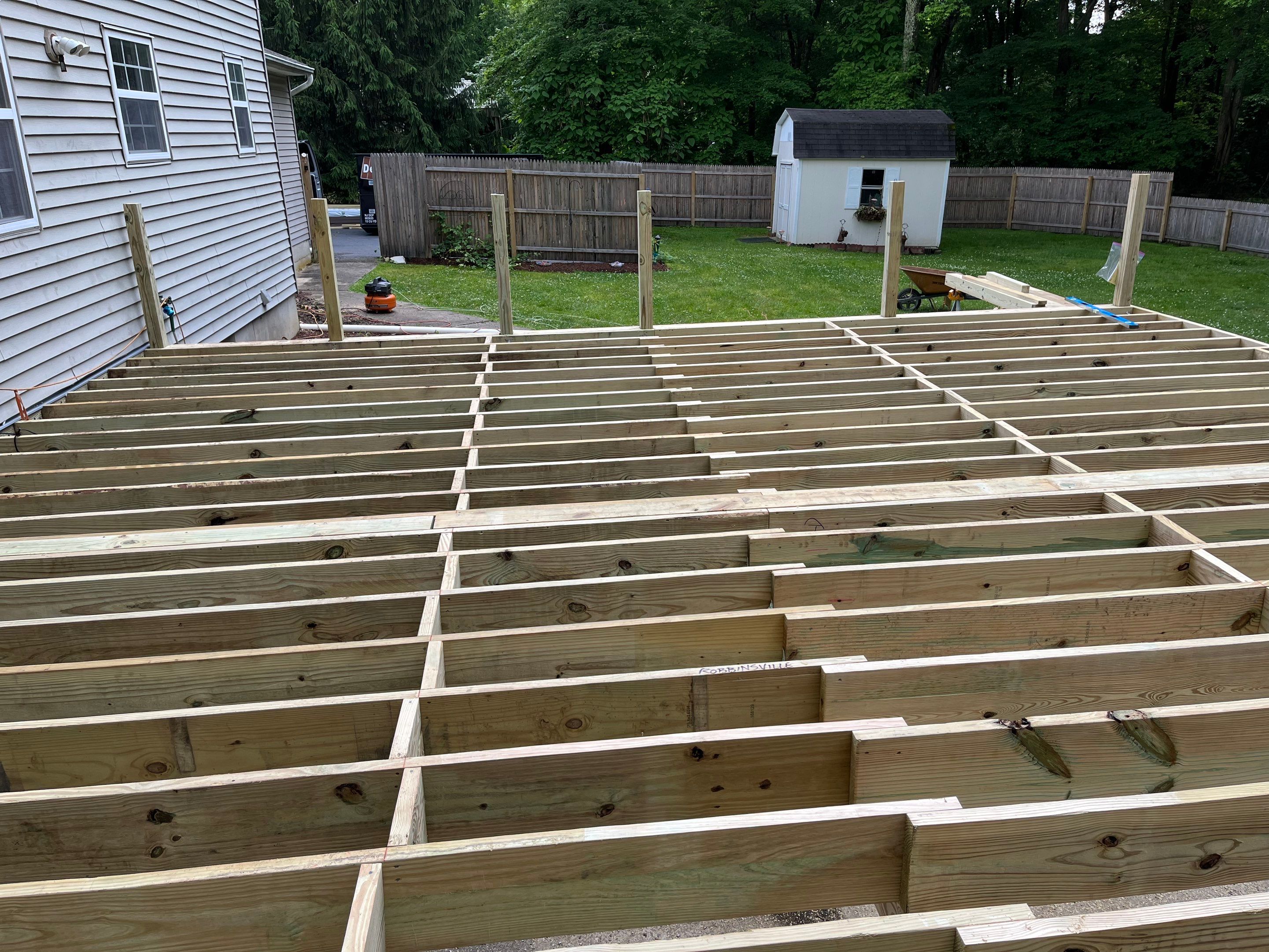 New Deck in Robinsville by deck guardian