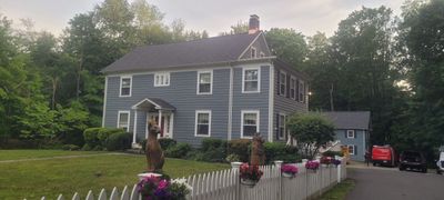 DiGiorgi Roofing & Siding INC in Weston, CT with a brand new roof!