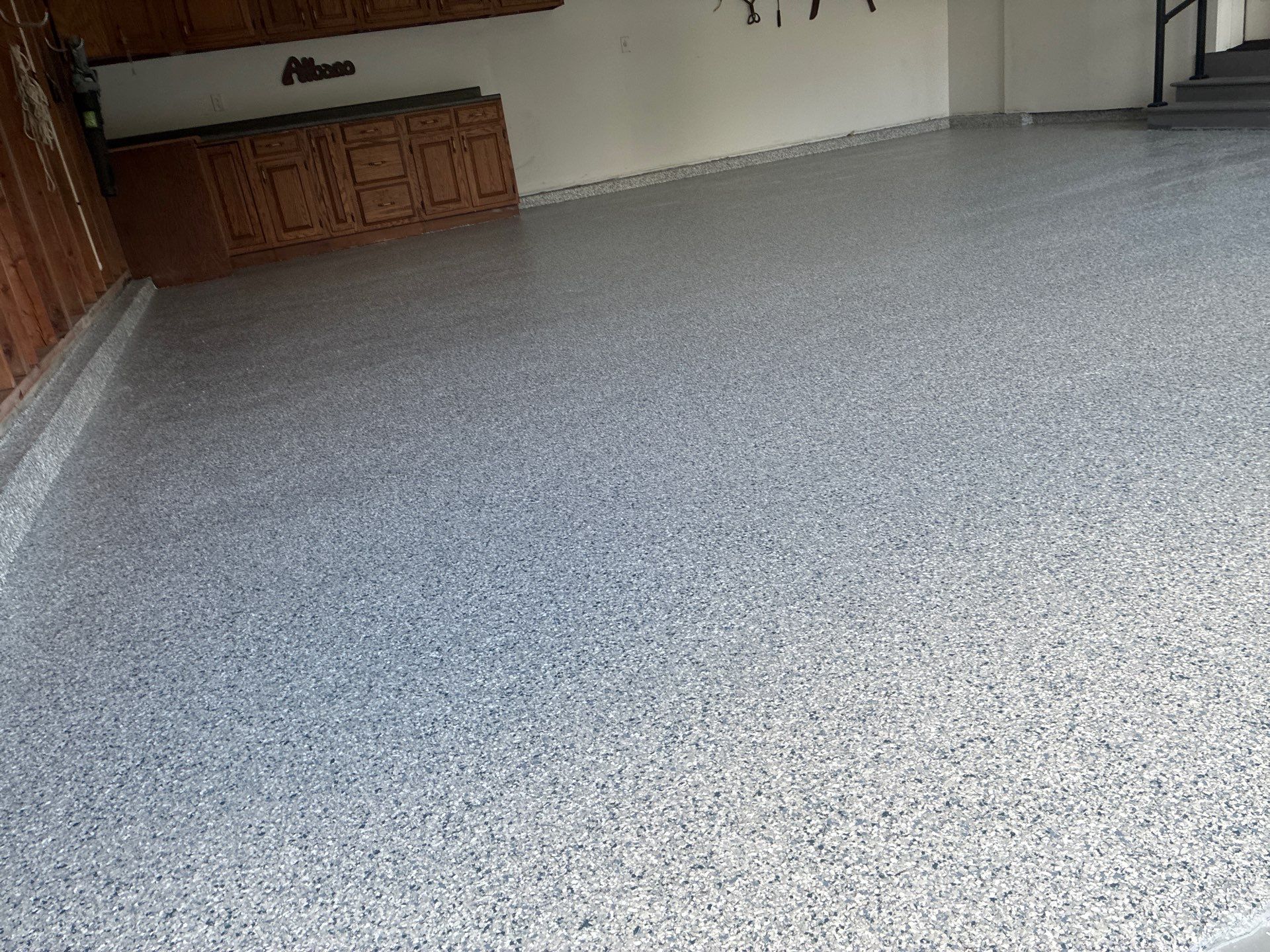 Tidal Wave Concrete Floor Coating Upgrade by DiGiorgi Roofing and Siding Inc