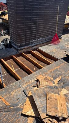 Residential Roofing Installation using TPO Membrane