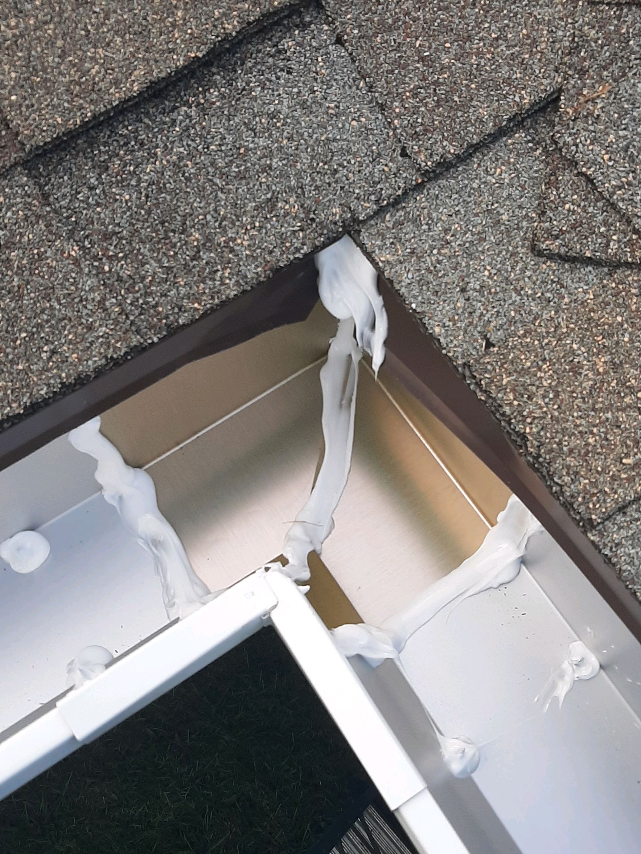 Seamless Gutter Installation using White K-Style Gutters by Gutter Professors