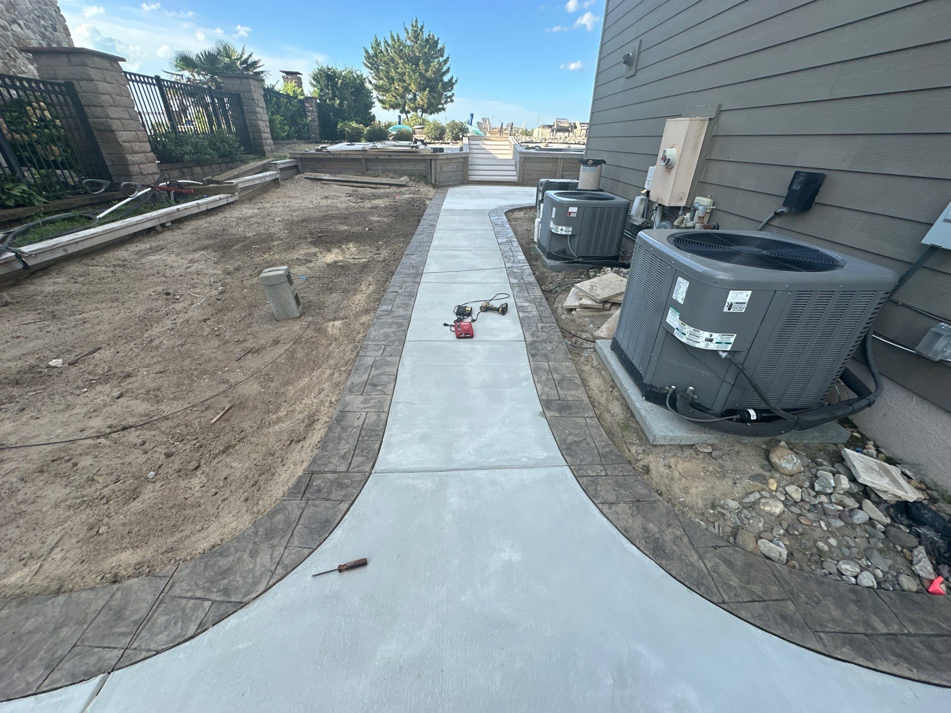 Project in Virginia Beach by Sam The Concrete Man Virginia Beach