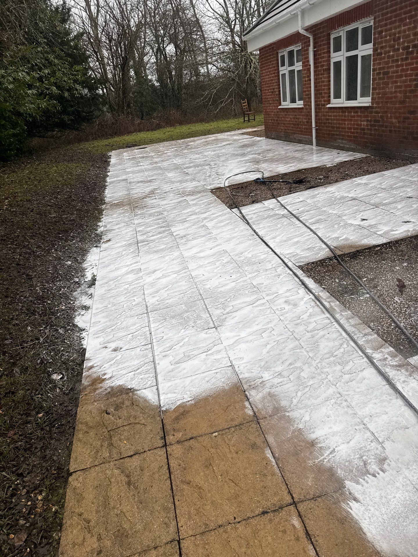 Care Home Roof and Walk Ways clean by Ges Exterior Cleaning ltd