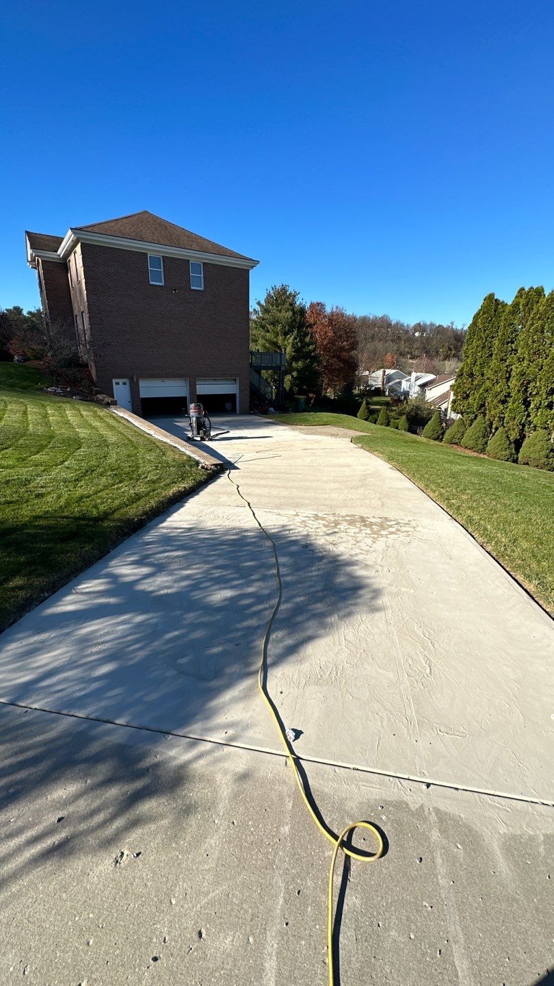 Twilight Driveway Project in Bridgeville by Floors in a Day, Inc