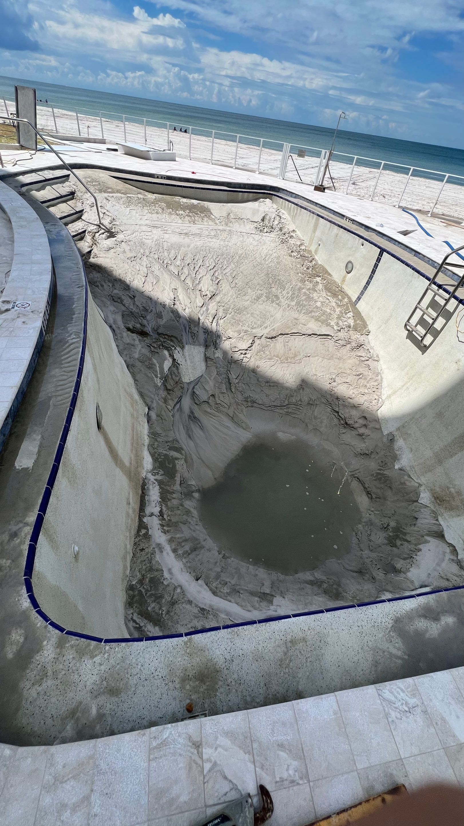 Naples Condo Pool Cleanout by APS Power & Water