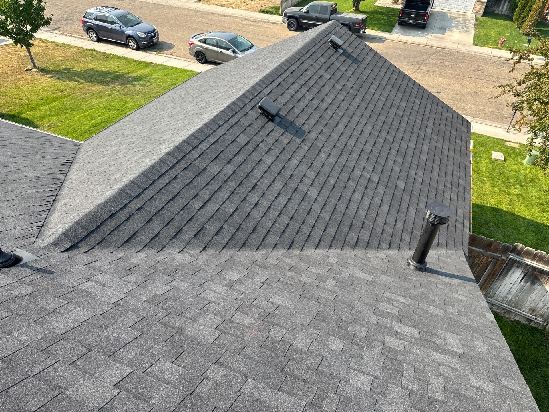 Residential Roof Replacement with Architectural Shingles in Caldwell by Olive Roofing