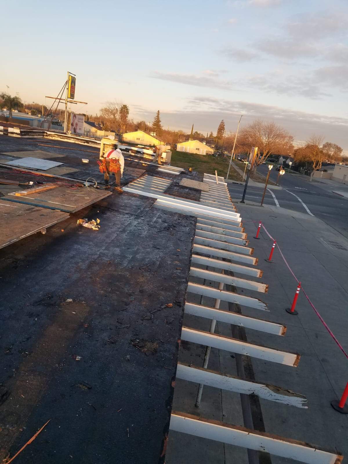 Spray foam and coatings using Conklin Benchmark/PUMA XL coatings and spray foam by Straight Edge Roofing Inc