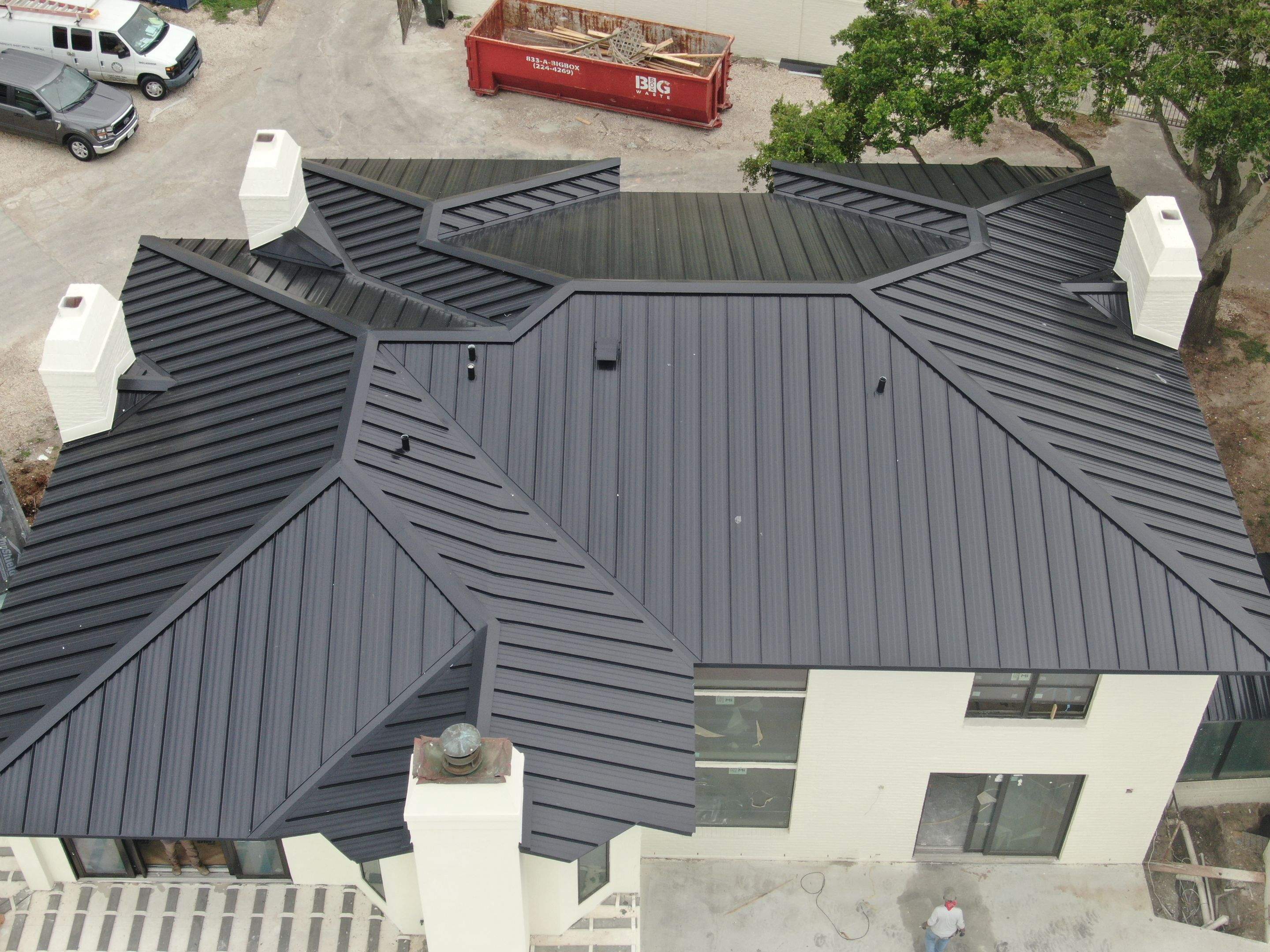 Megalodon Metal Roof on Corpus Bay by Bayfront Roofing and Construction