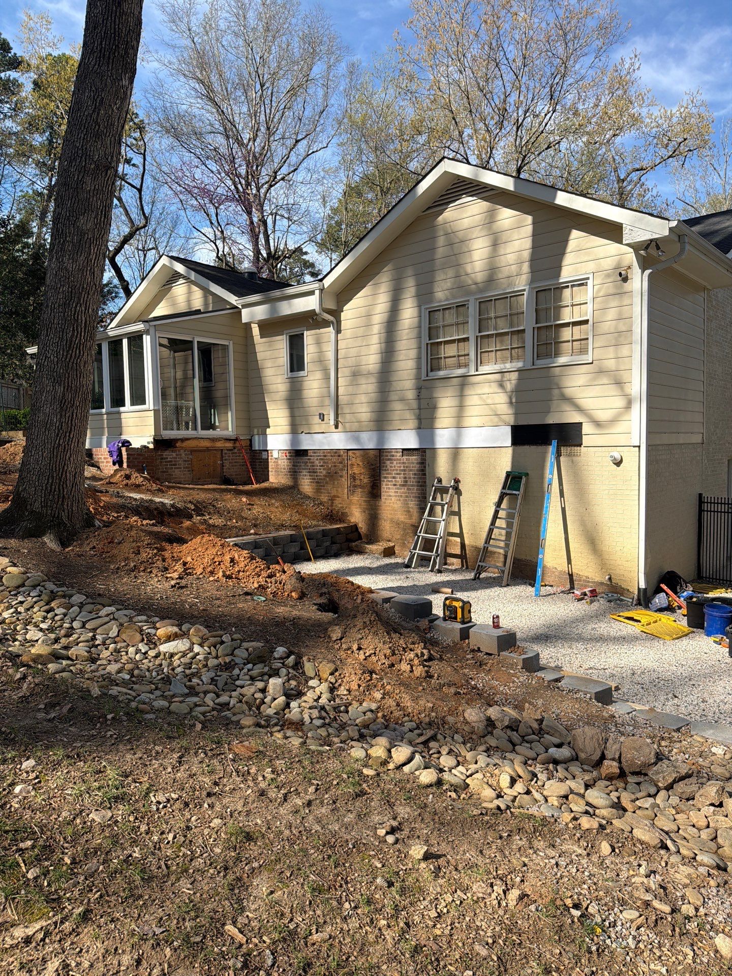 New Deck Construction & Site Improvements by Billy Weatherspoon Contractor