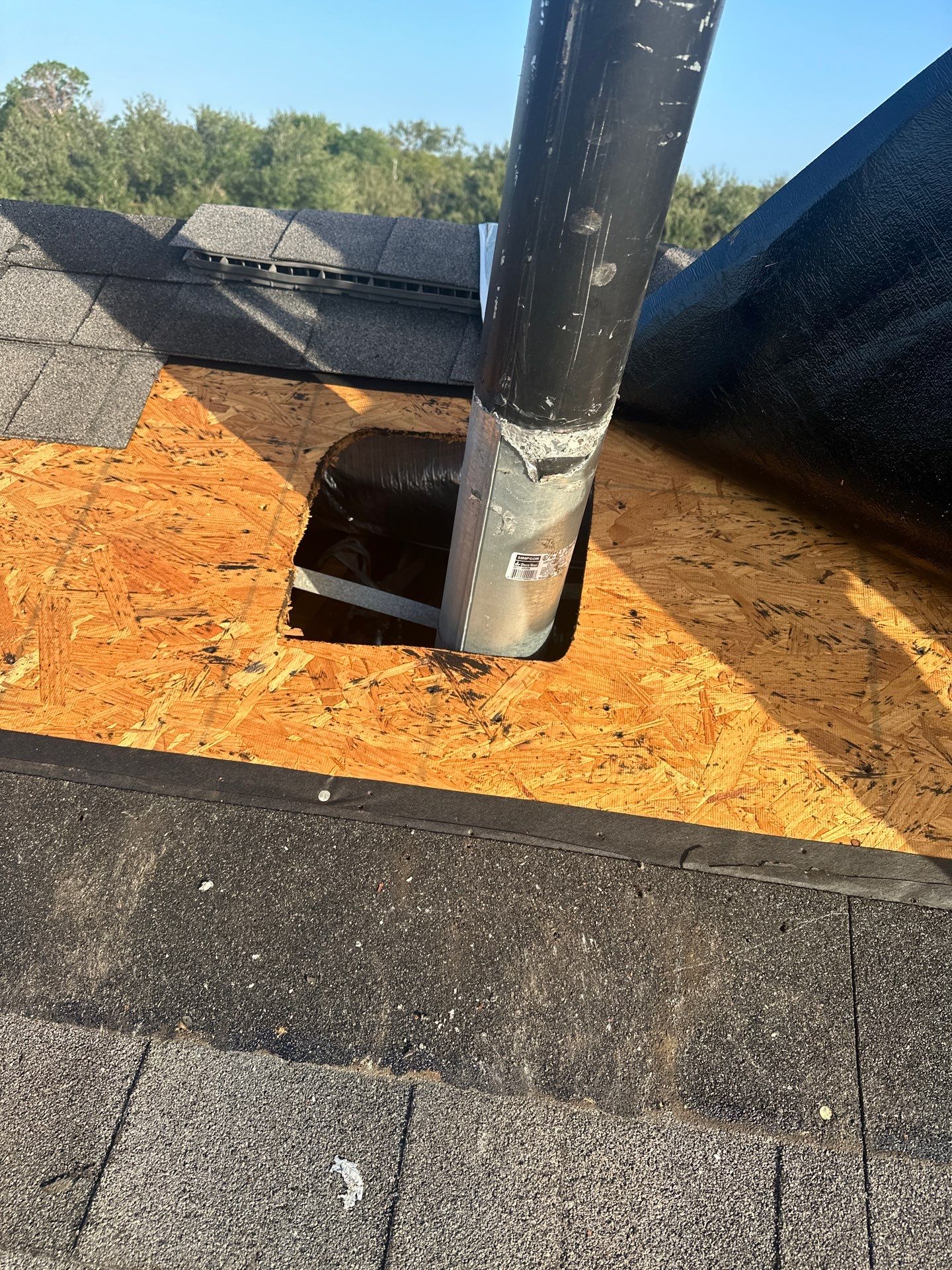 Hail Damage using Owen's Corning Duration (Lifetime) Shingles by Roof Repair Company