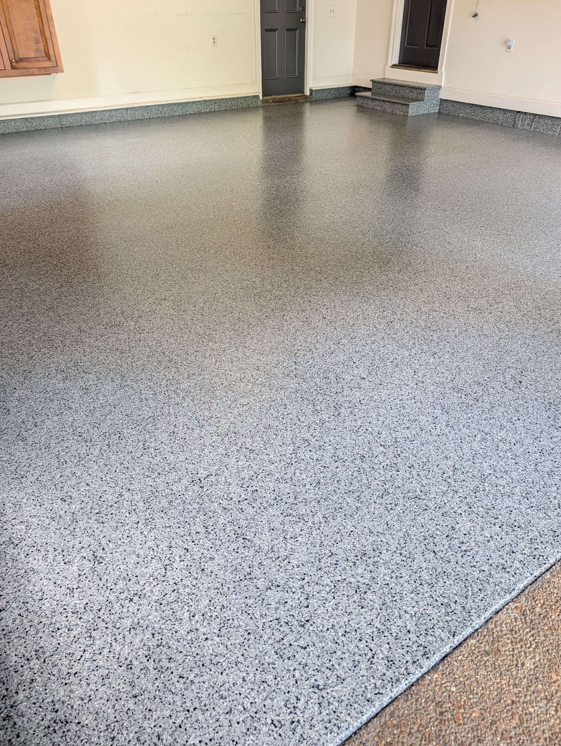 Garage Floor Coating using Nightfall by My Garage Floor Guys