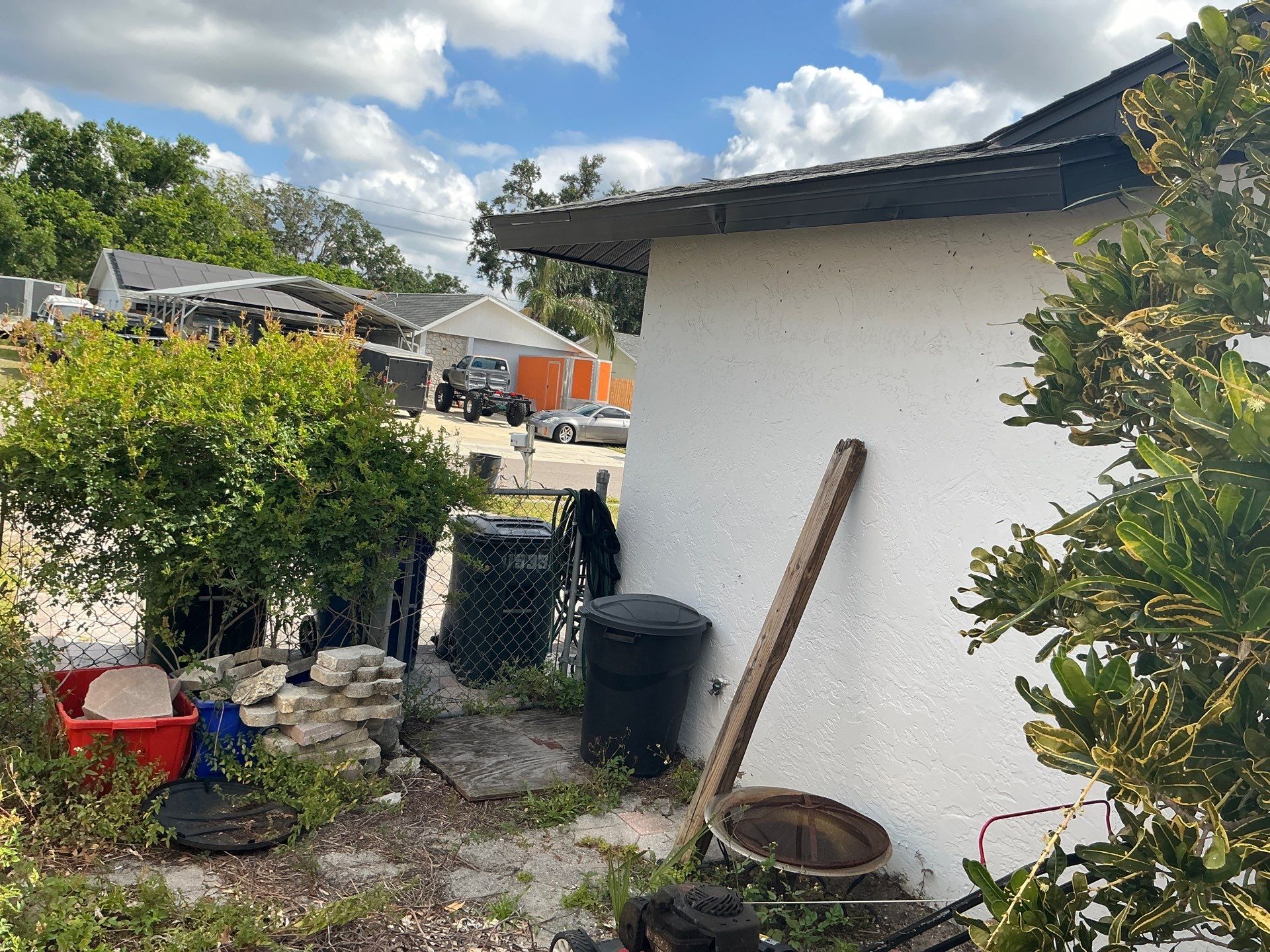 New Downspouts and Splash Guards in Sarasota FL by Gutter Professors