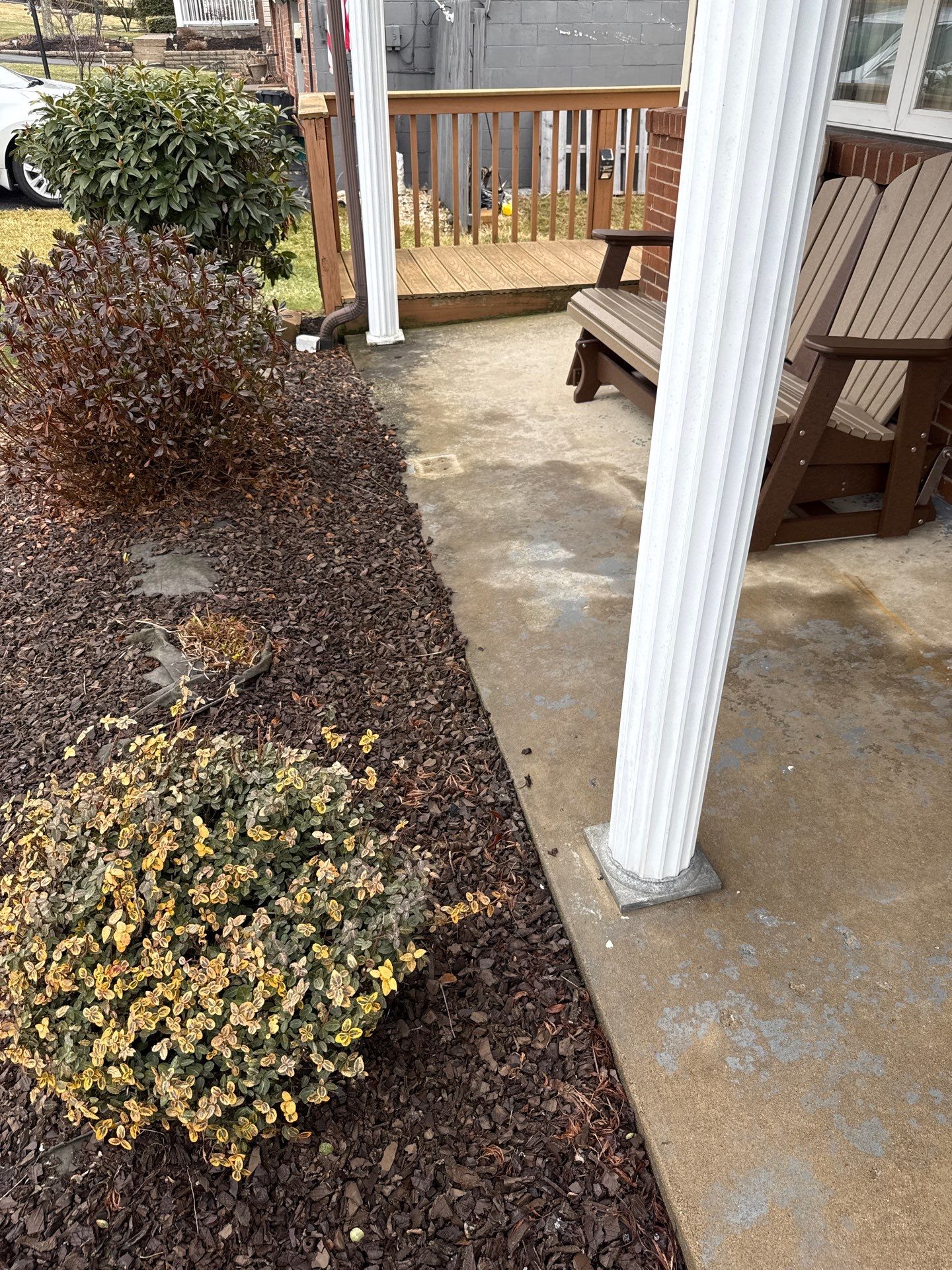 Porch + Garage Project in McKees Rocks by Floors in a Day, Inc