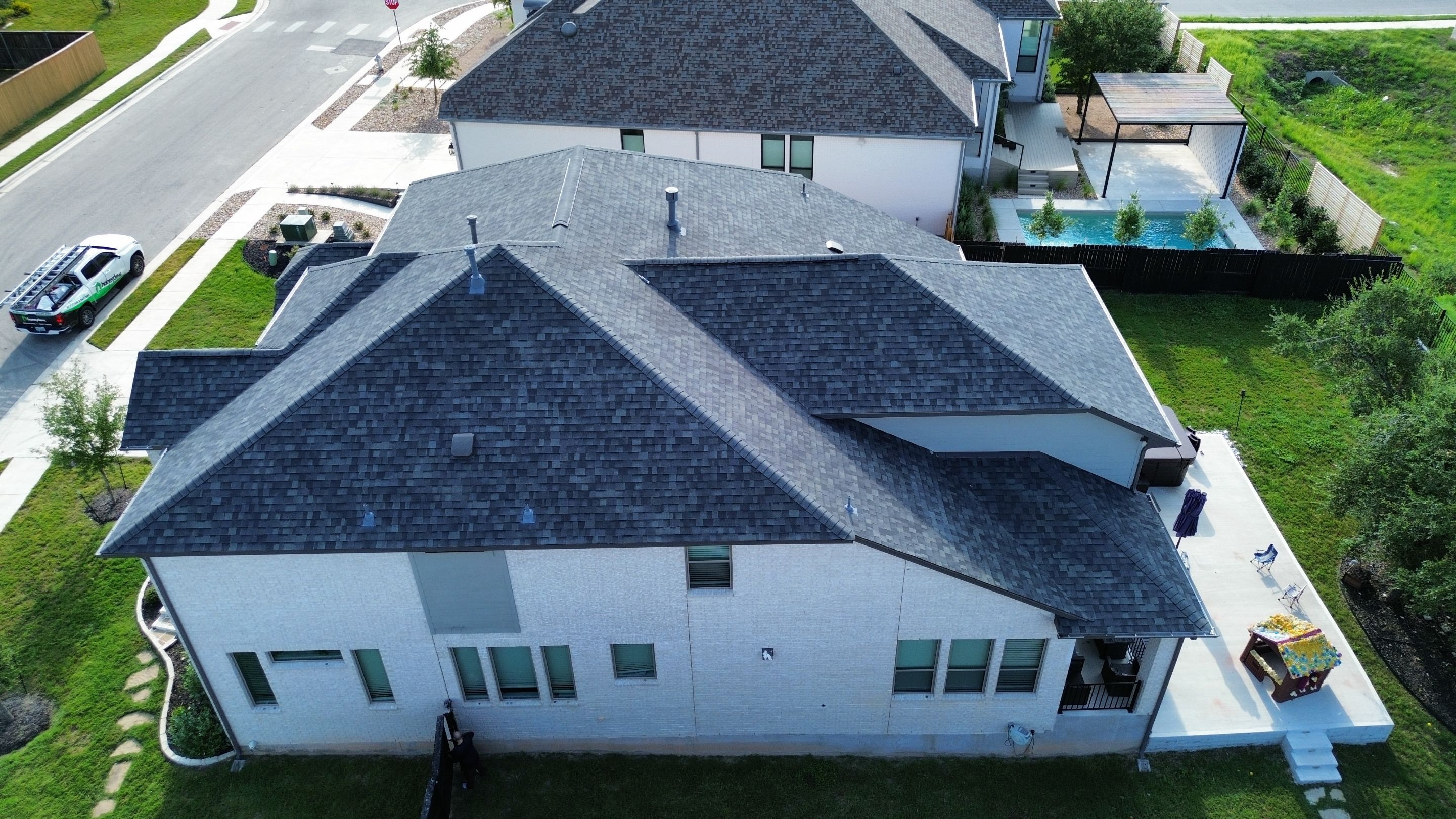 Roof Replacement using Owens Corning Duration Estate Gray by Honeydew Roofing