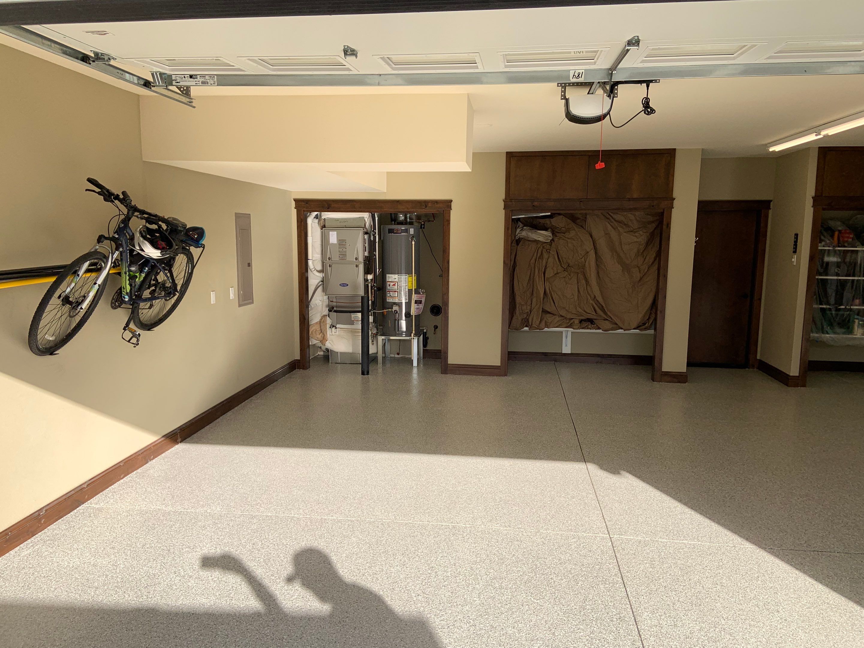 Garage Transformation using Mt Everest by Croc Coatings, LLC