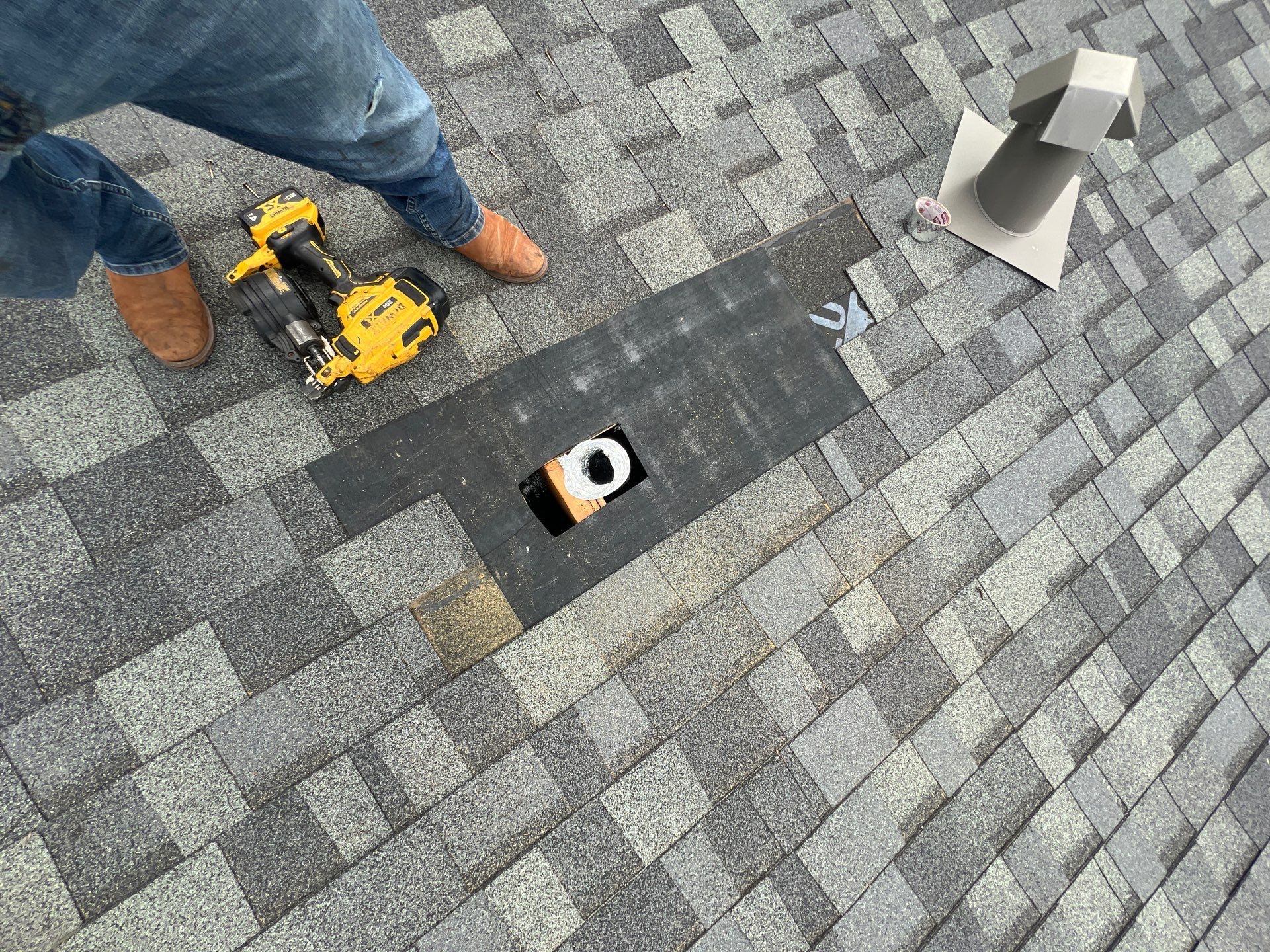 Residential Roofing Repair using Owen's Corning Duration (Lifetime) Shingles by Roof Repair Services LLC