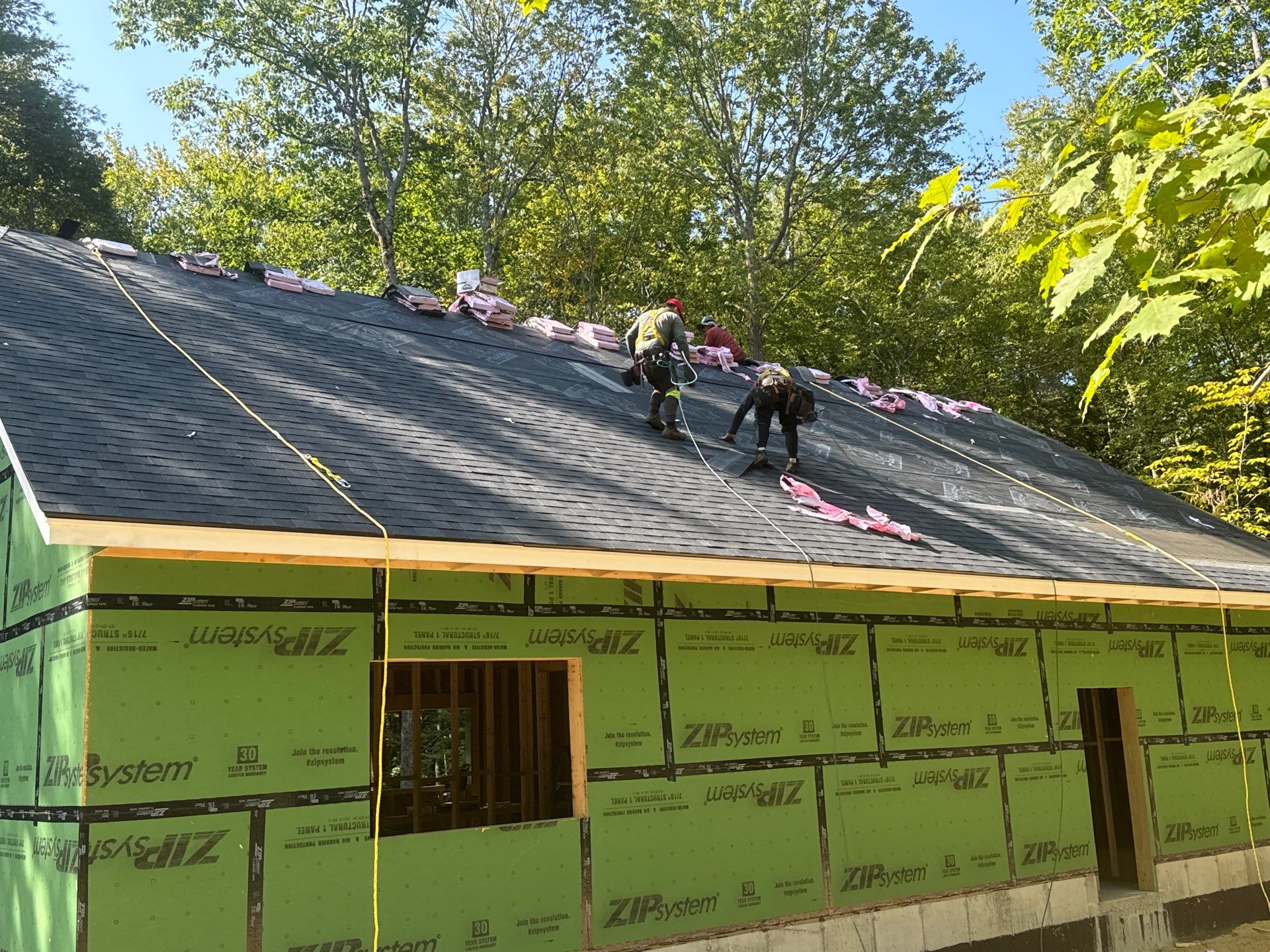 Nottingham, NH – New Construction Framing & Owens Corning Roof Installation by Tall pine roofing