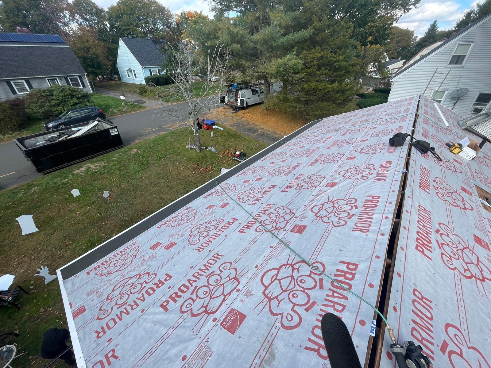 Residential Roofing Installation using Owens Corning TruDefinition by A Plus Exterior