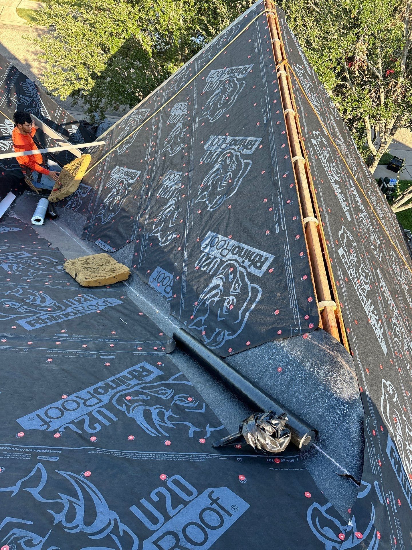 Residential Roofing Installation using Owen's Corning Duration (Lifetime) Shingles by Roof Repair Company
